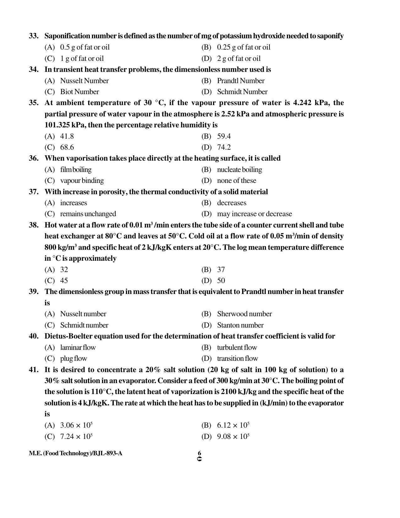 PU CET PG 2016 Question Paper Part II (SET A) - Page 167