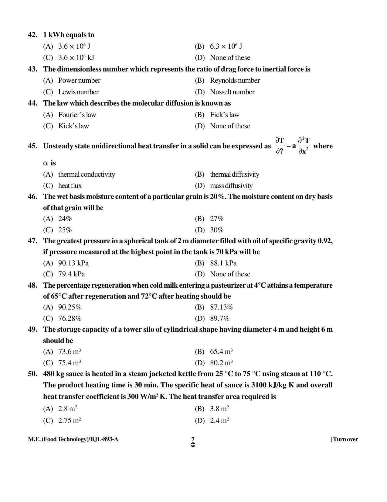PU CET PG 2016 Question Paper Part II (SET A) - Page 168