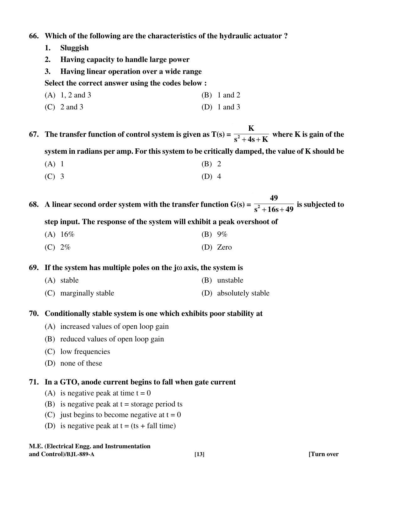 PU CET PG 2016 Question Paper Part II (SET A) - Page 186