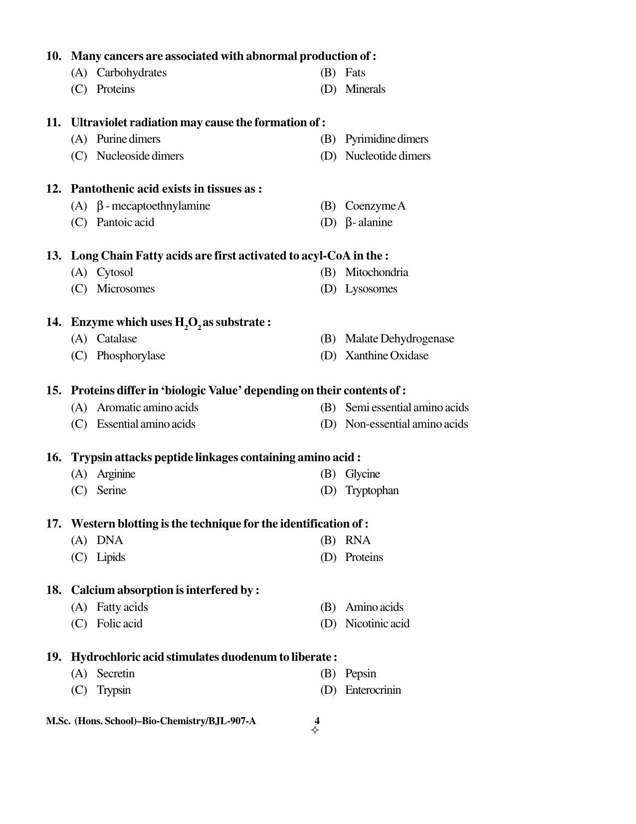 PU CET PG 2016 Question Paper Part II (SET A) - Page 271