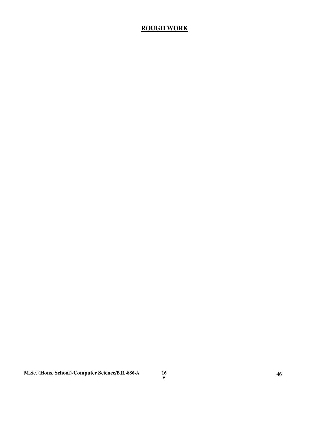 PU CET PG 2016 Question Paper Part II (SET A) - Page 295