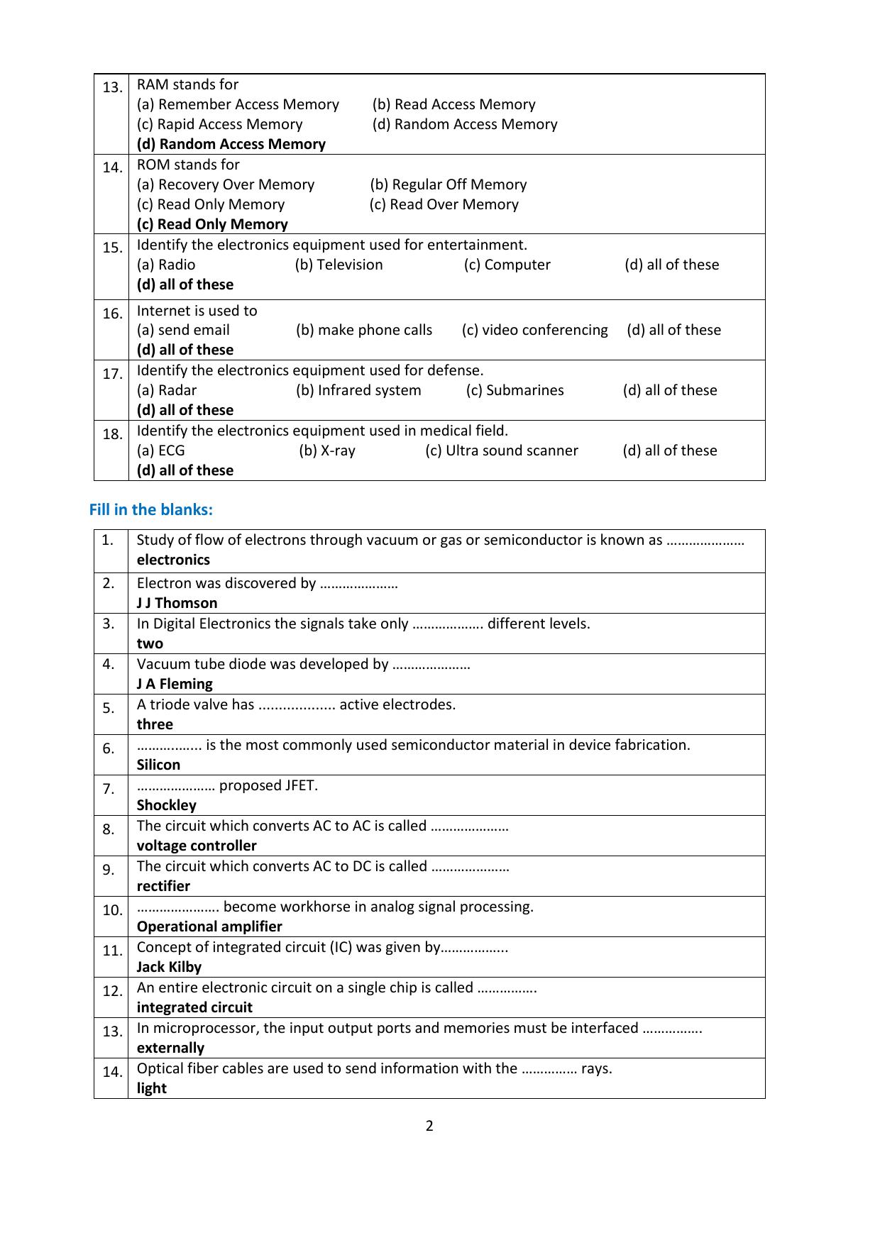 Karnataka 1st PUC Question Bank 2025 - Electronics - Page 6
