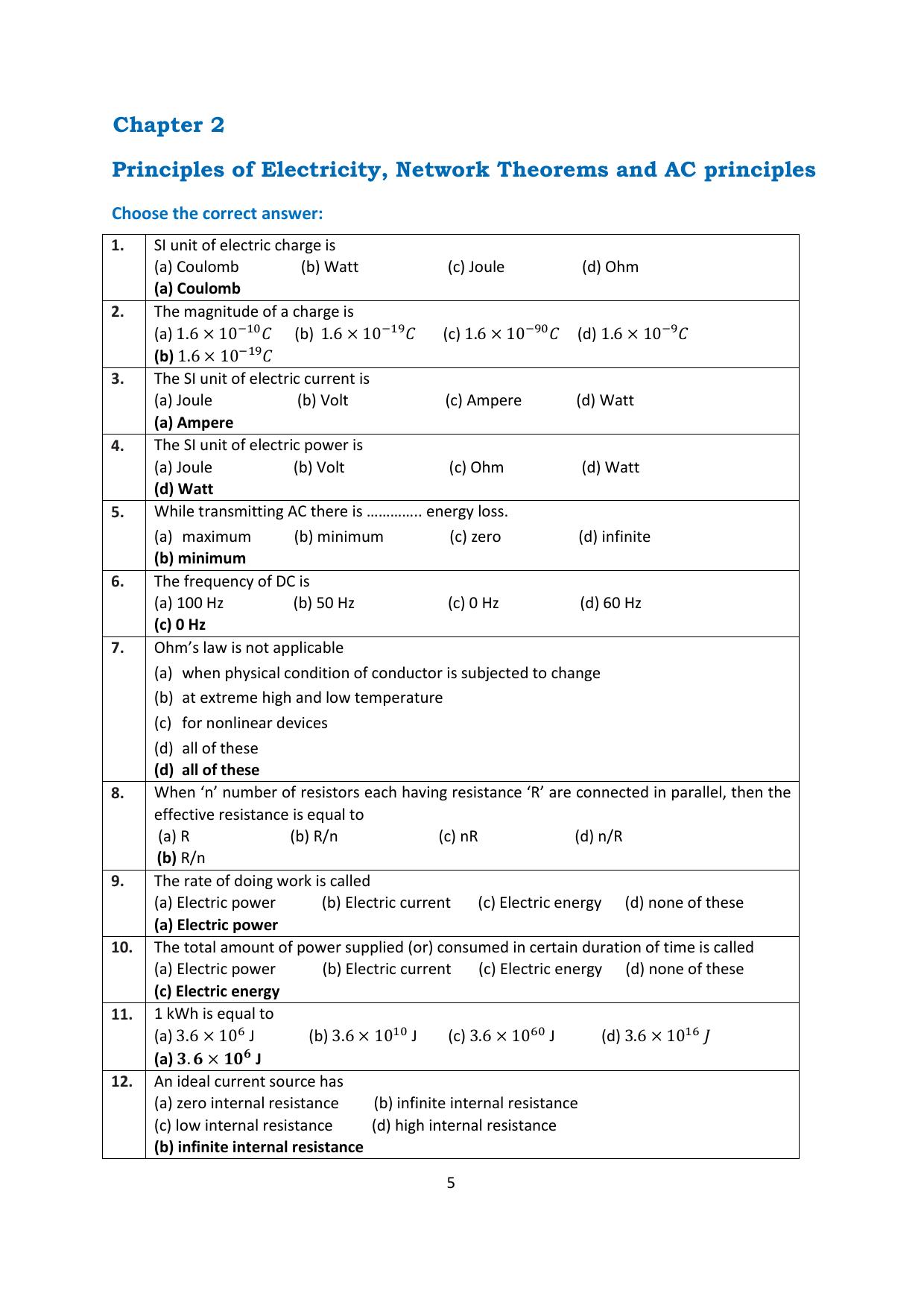 Karnataka 1st PUC Question Bank 2025 - Electronics - Page 9