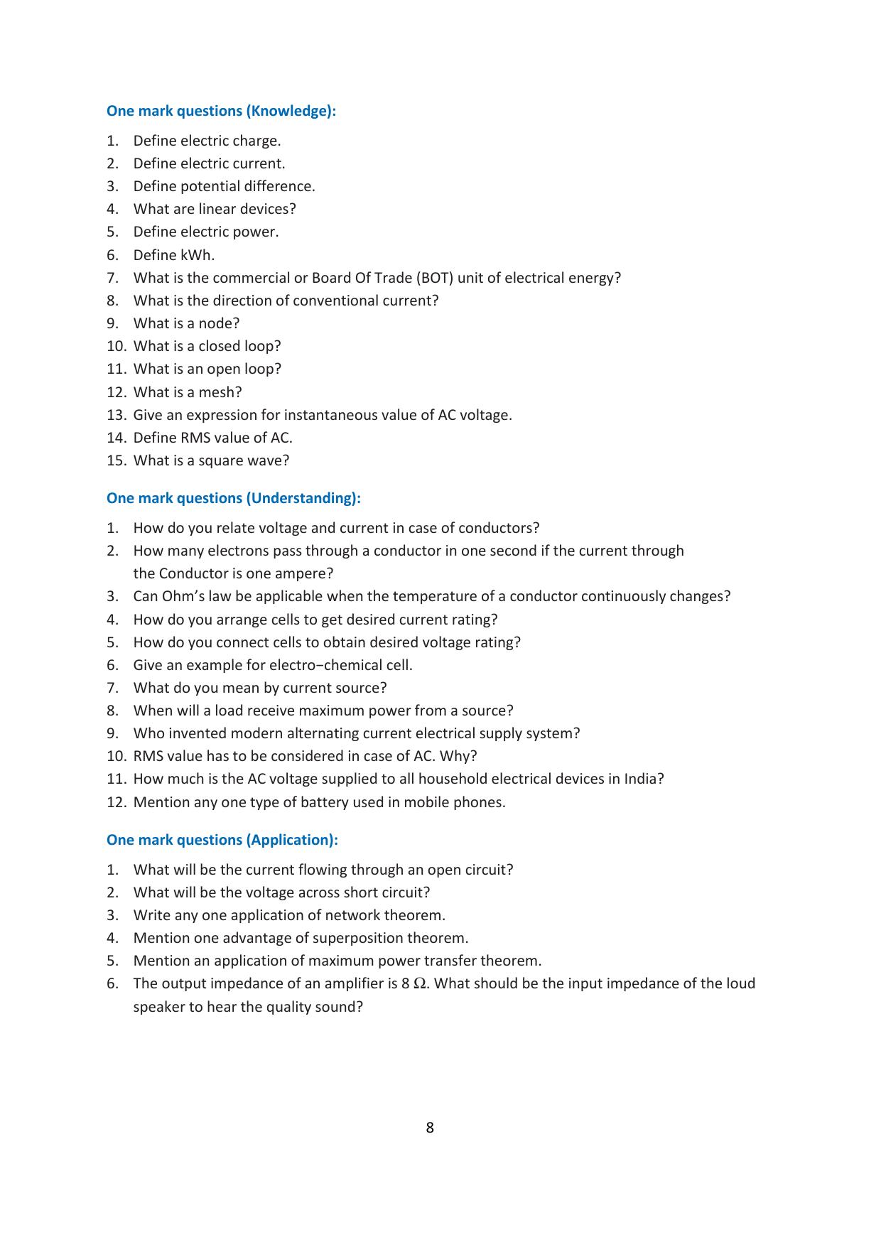 Karnataka 1st PUC Question Bank 2025 - Electronics - Page 12