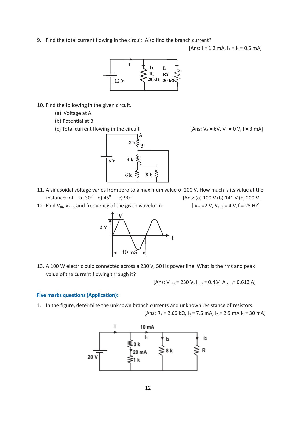 Karnataka 1st PUC Question Bank 2025 - Electronics - Page 16