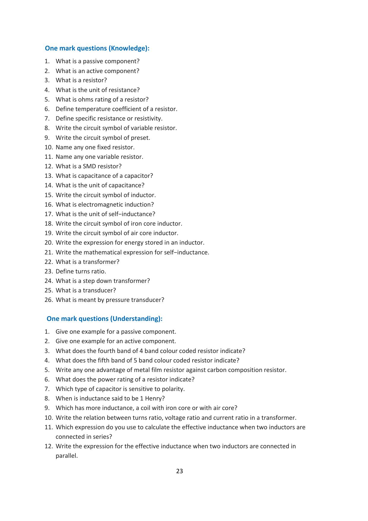 Karnataka 1st PUC Question Bank 2025 - Electronics - Page 27