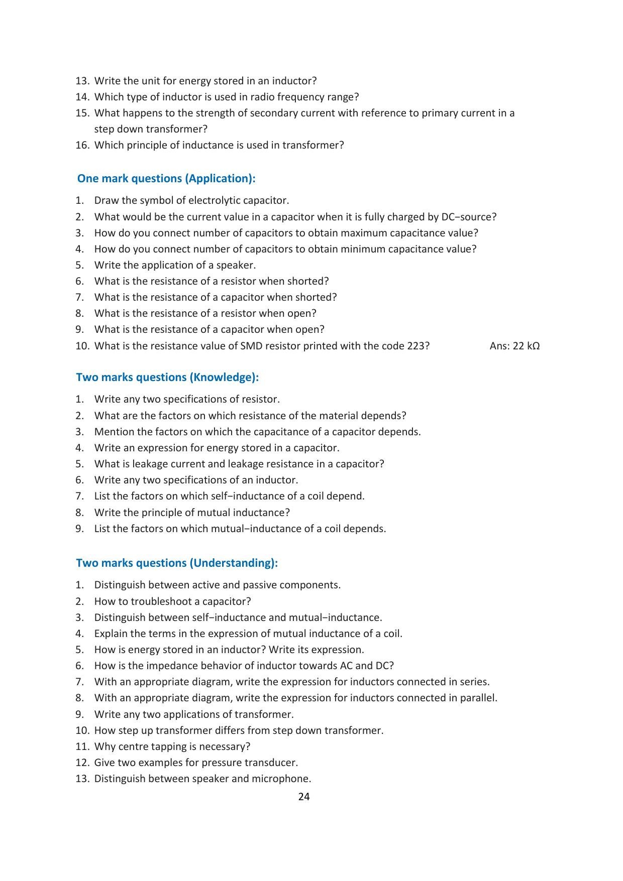 Karnataka 1st PUC Question Bank 2025 - Electronics - Page 28