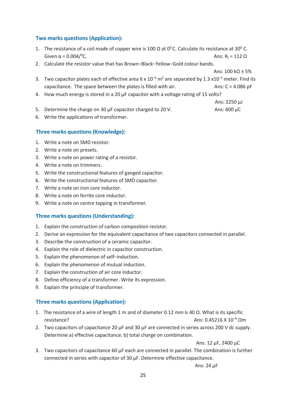 Karnataka 1st PUC Question Bank 2025 - Electronics - Page 29