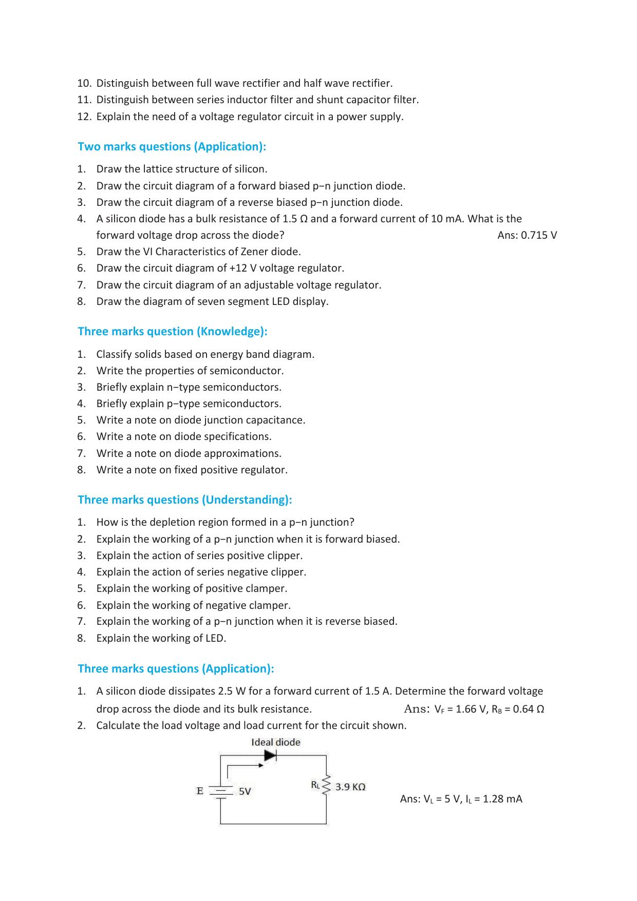 Karnataka 1st PUC Question Bank 2025 - Electronics - Page 47