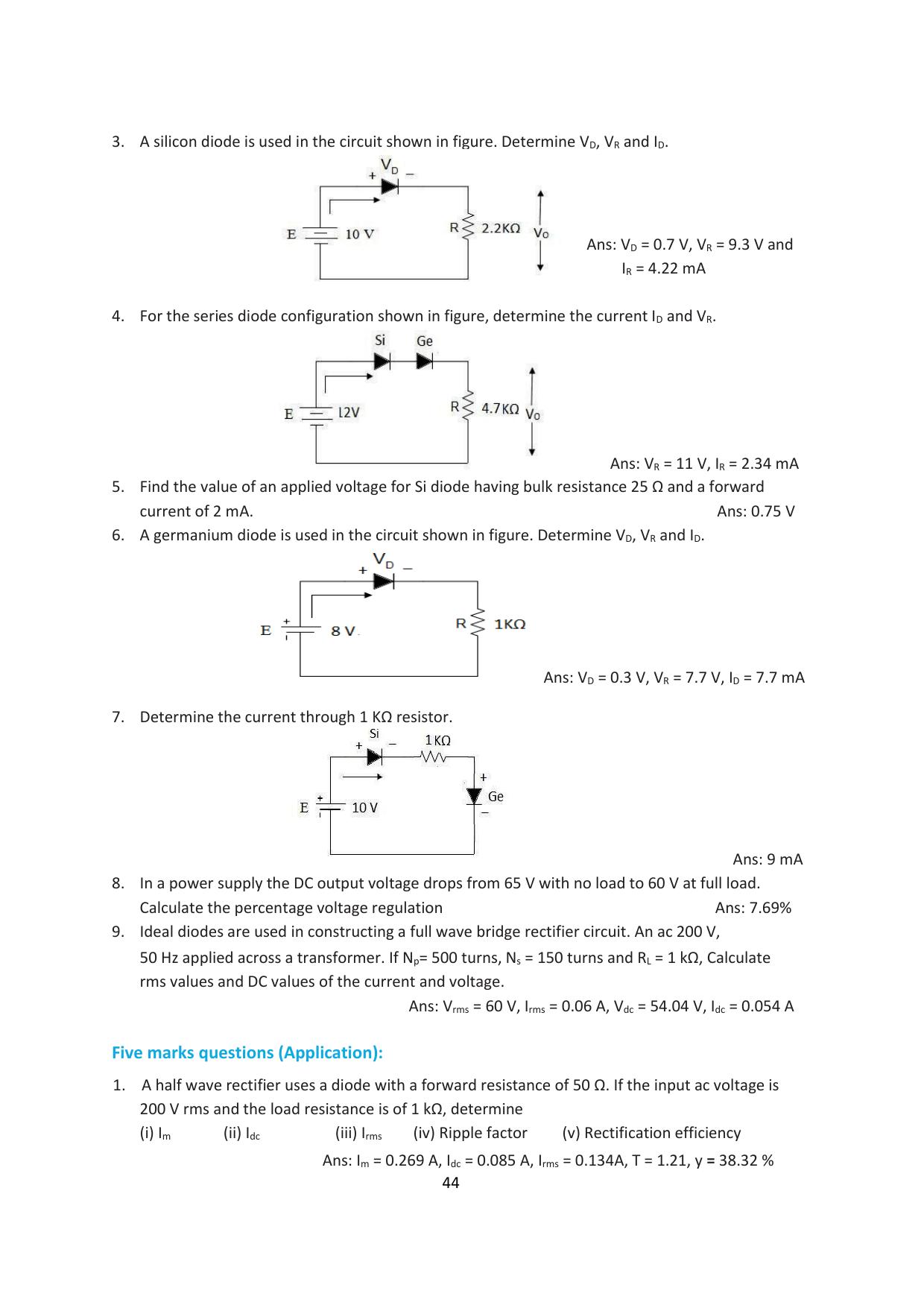 Karnataka 1st PUC Question Bank 2025 - Electronics - Page 48