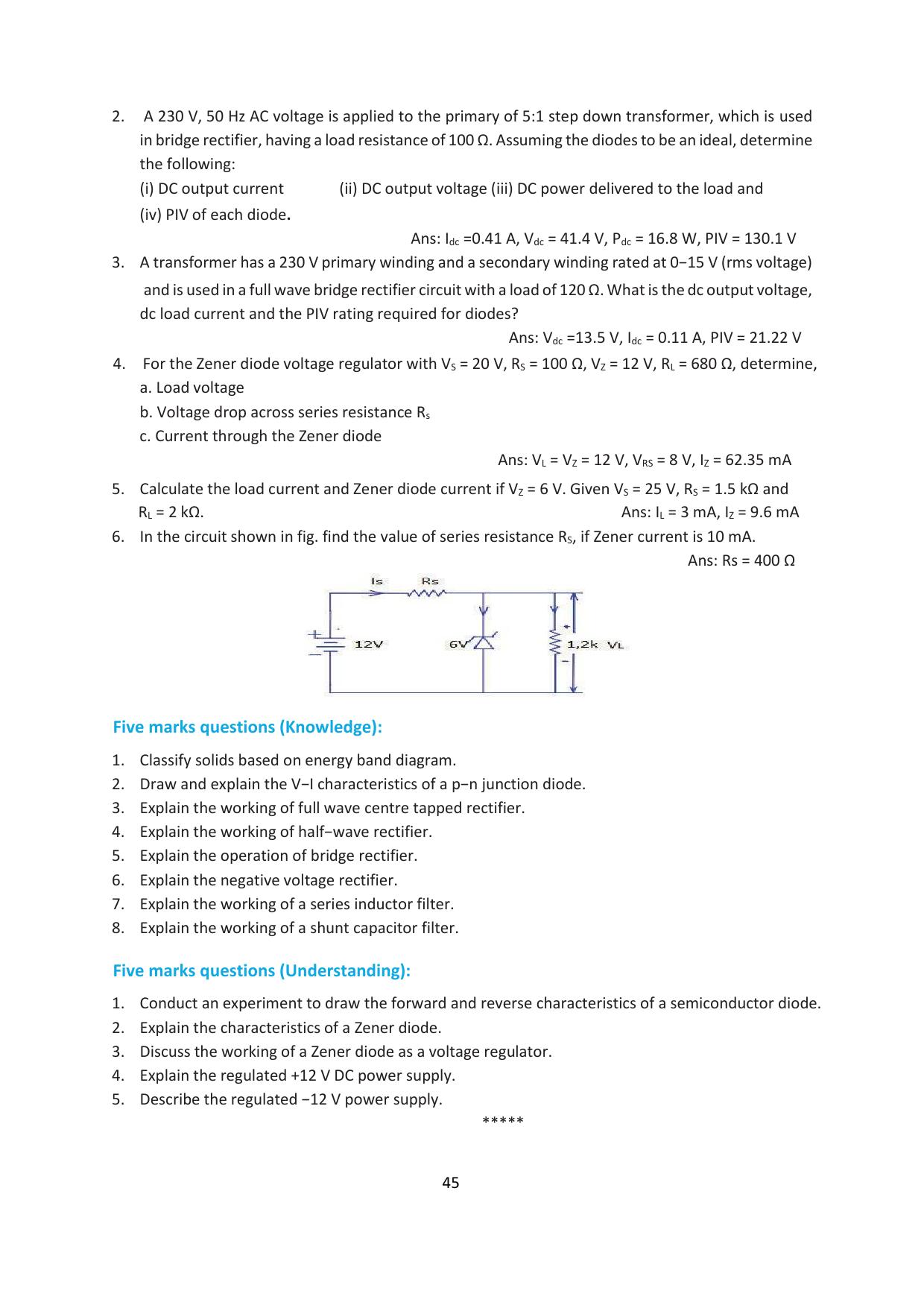 Karnataka 1st PUC Question Bank 2025 - Electronics - Page 49