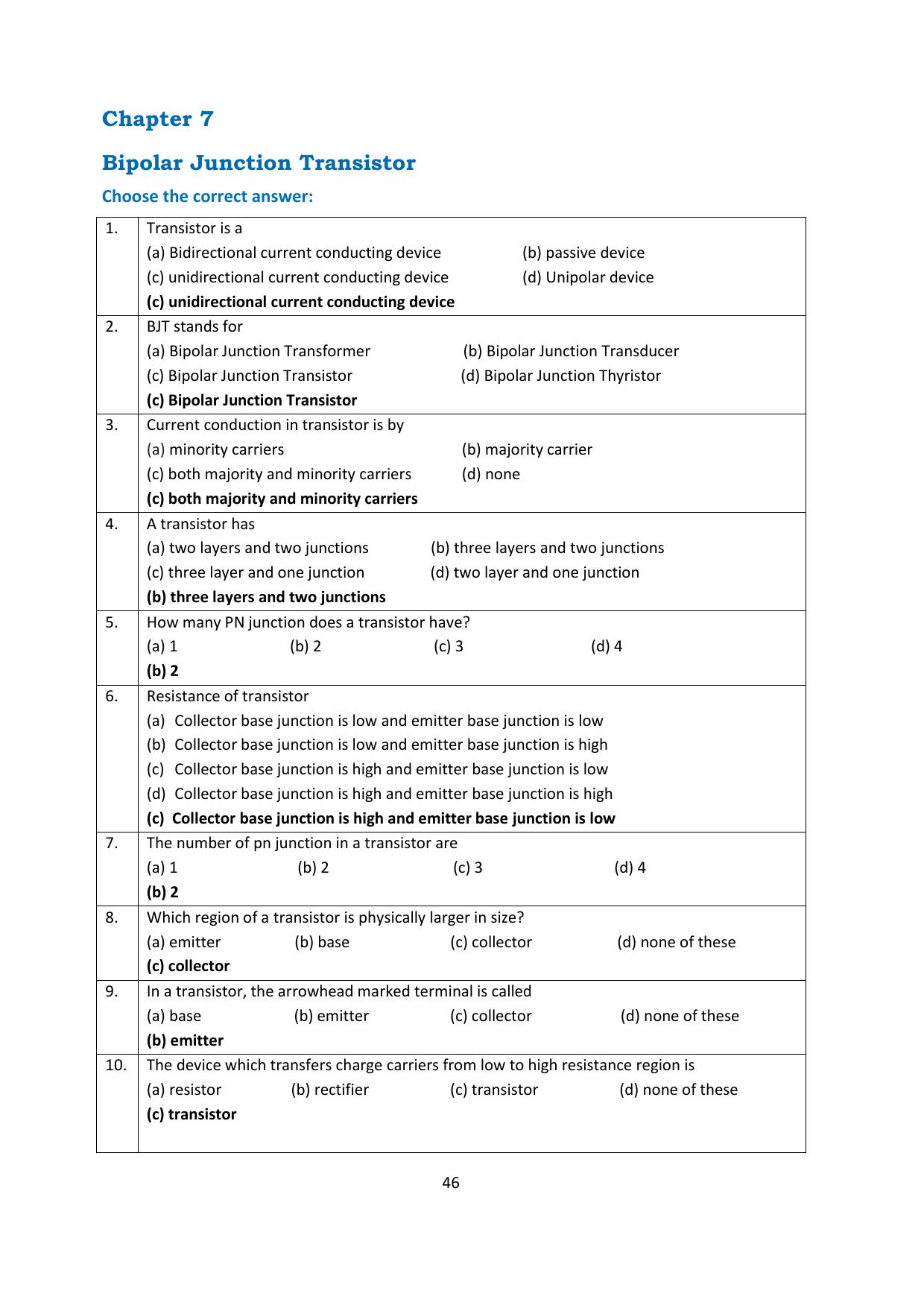 Karnataka 1st PUC Question Bank 2025 - Electronics - Page 50