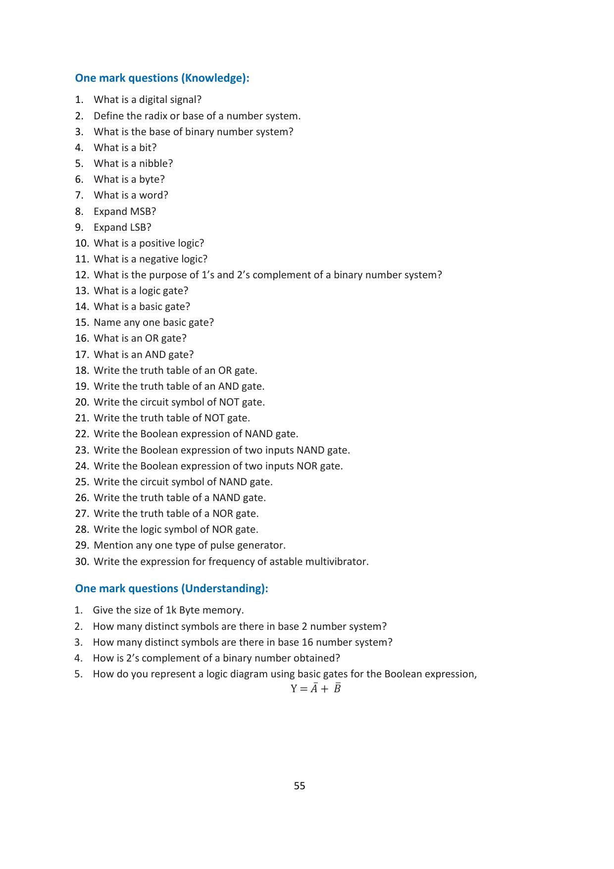 Karnataka 1st PUC Question Bank 2025 - Electronics - Page 59