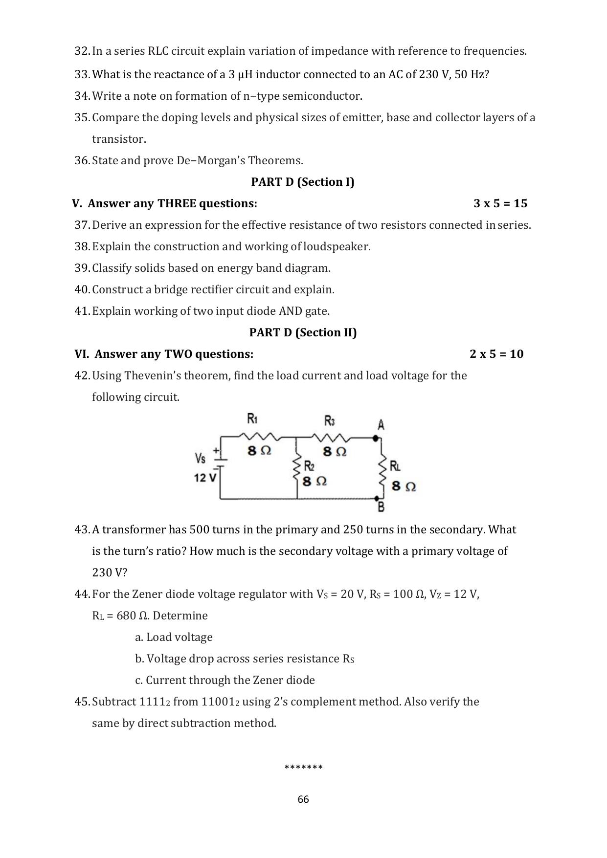 Karnataka 1st PUC Question Bank 2025 - Electronics - Page 70