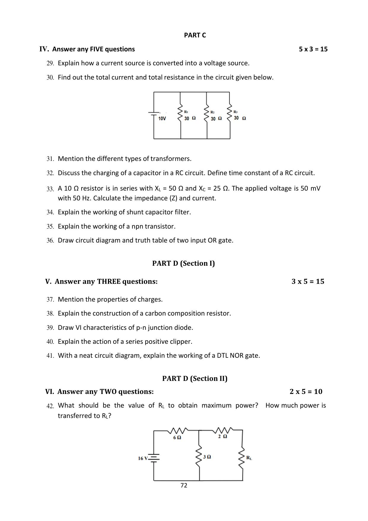 Karnataka 1st PUC Question Bank 2025 - Electronics - Page 76