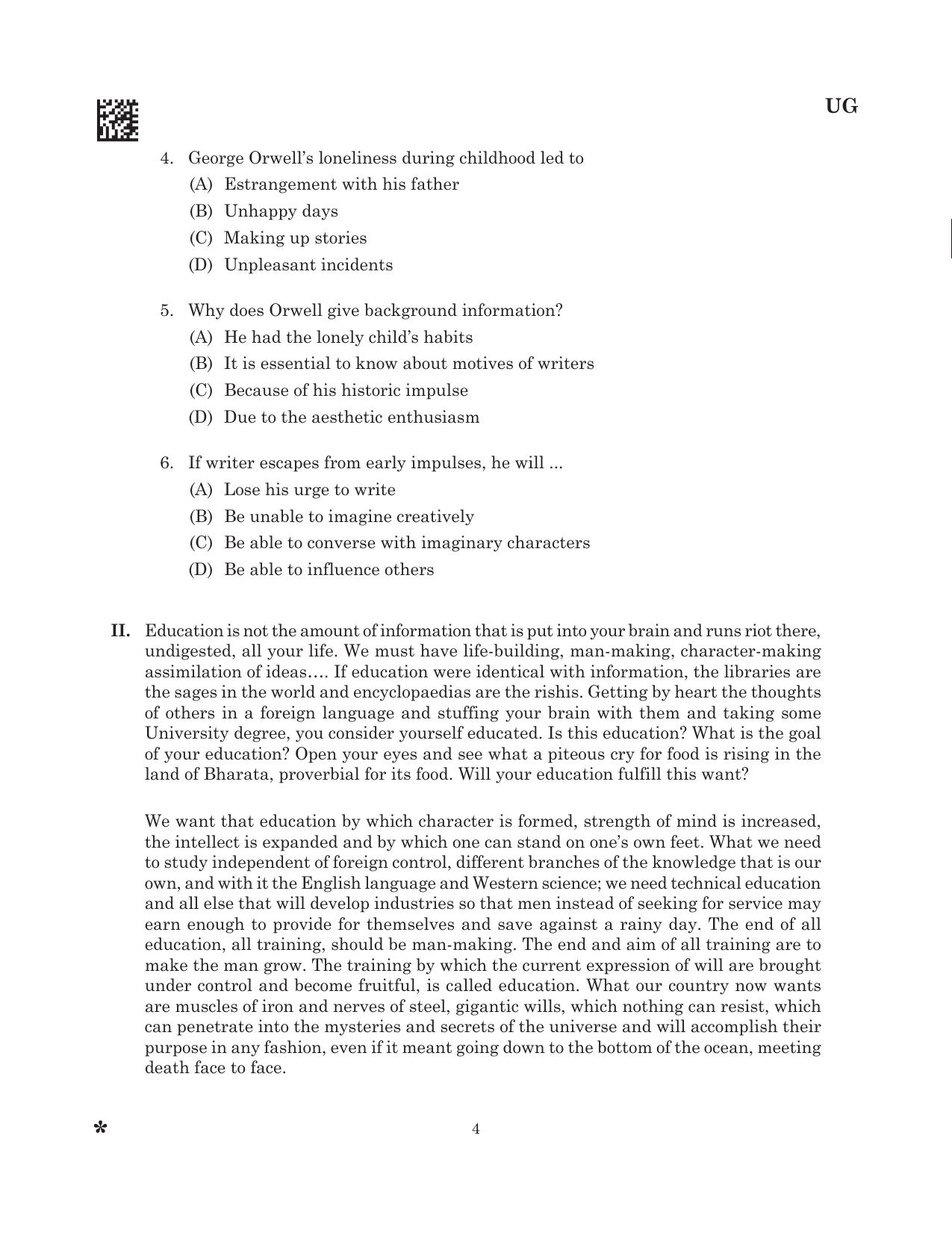 CLAT 2025 UG Question Paper - Page 6