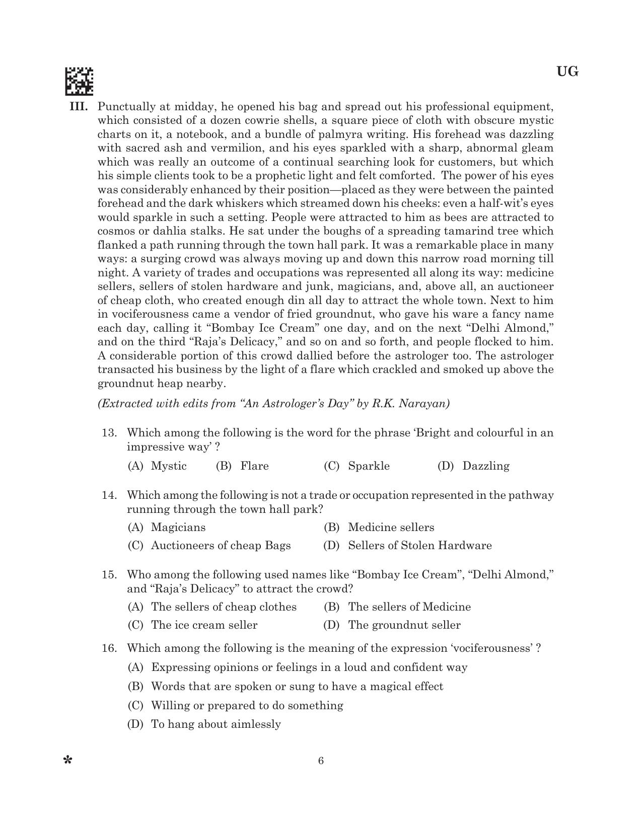 CLAT 2025 UG Question Paper - Page 8