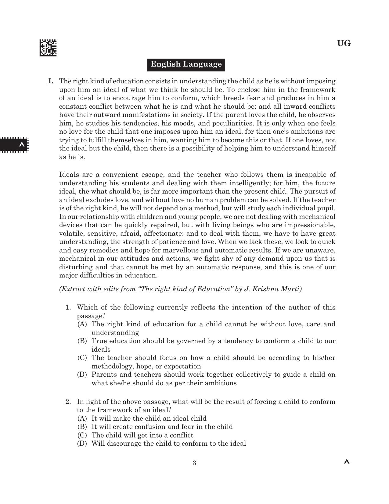 CLAT 2025 UG Question Paper - Page 45