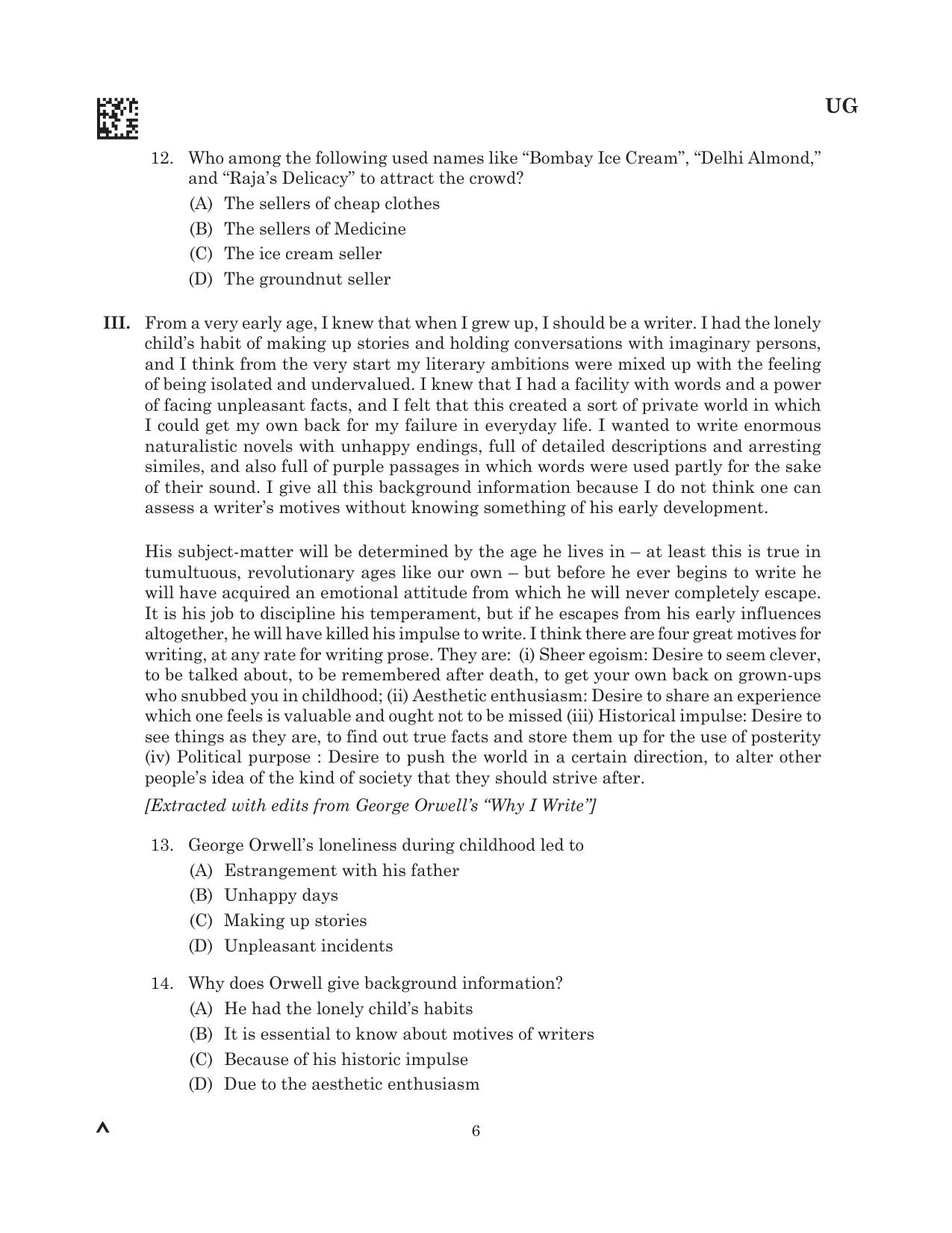 CLAT 2025 UG Question Paper - Page 48