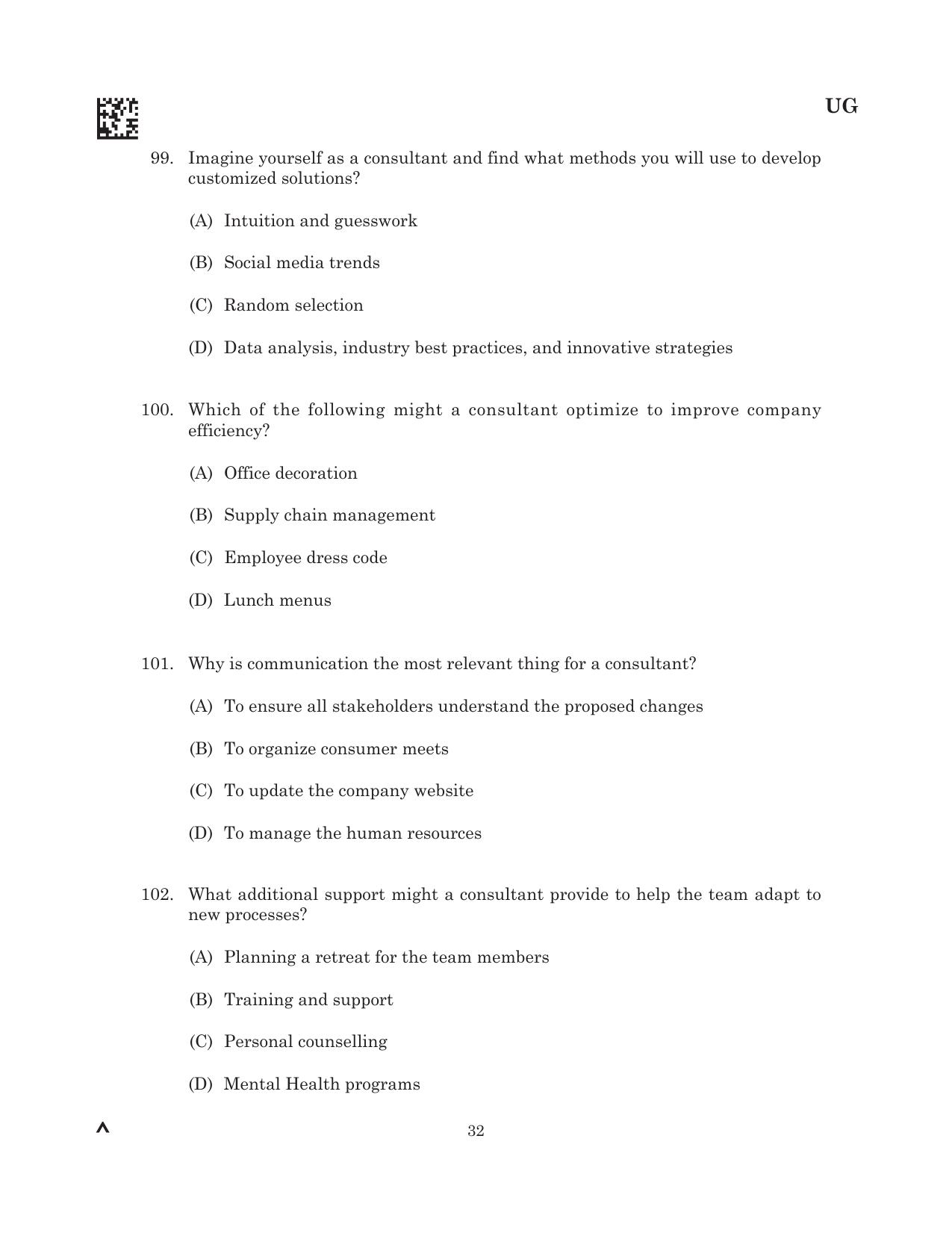 CLAT 2025 UG Question Paper - Page 74