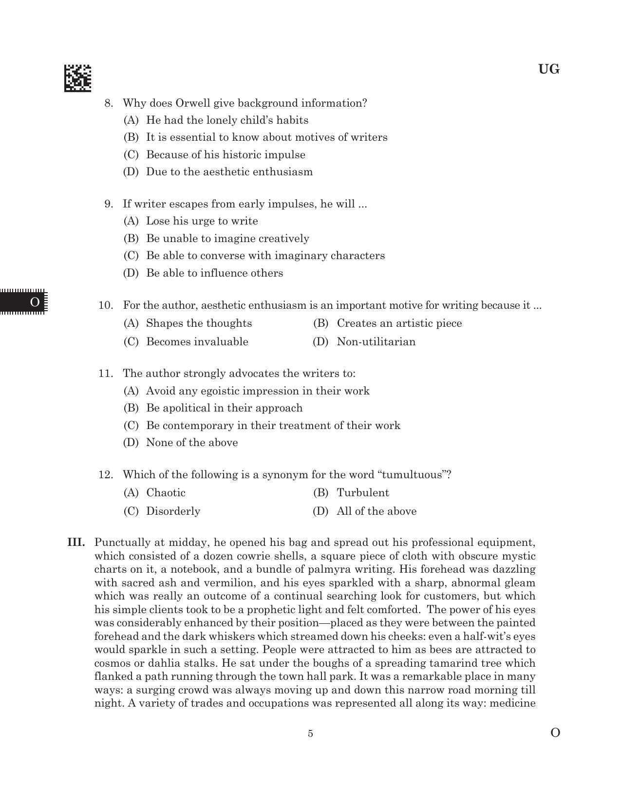 CLAT 2025 UG Question Paper - Page 87