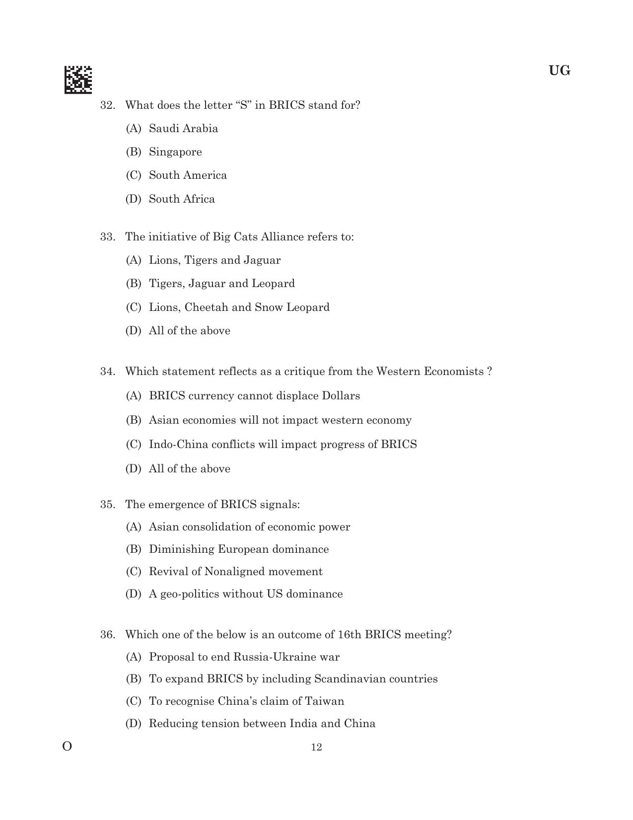 CLAT 2025 UG Question Paper - Page 94