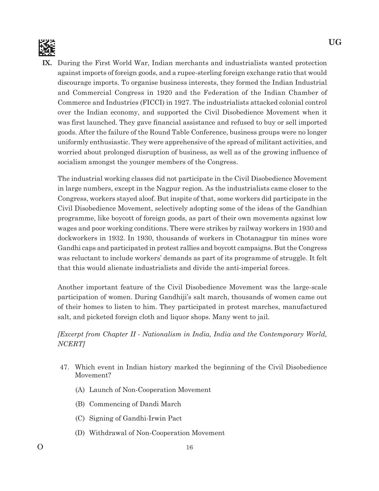 CLAT 2025 UG Question Paper - Page 98