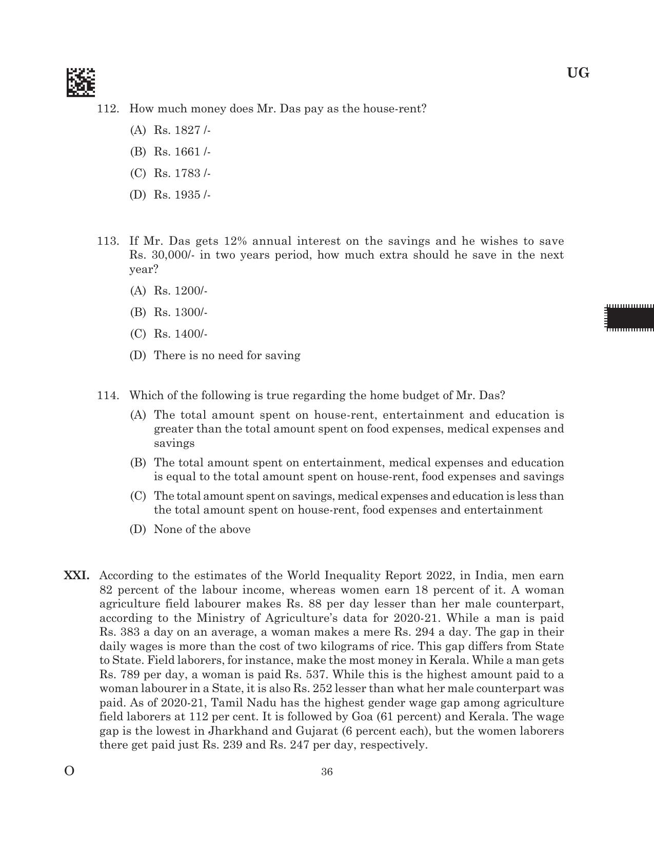 CLAT 2025 UG Question Paper - Page 118