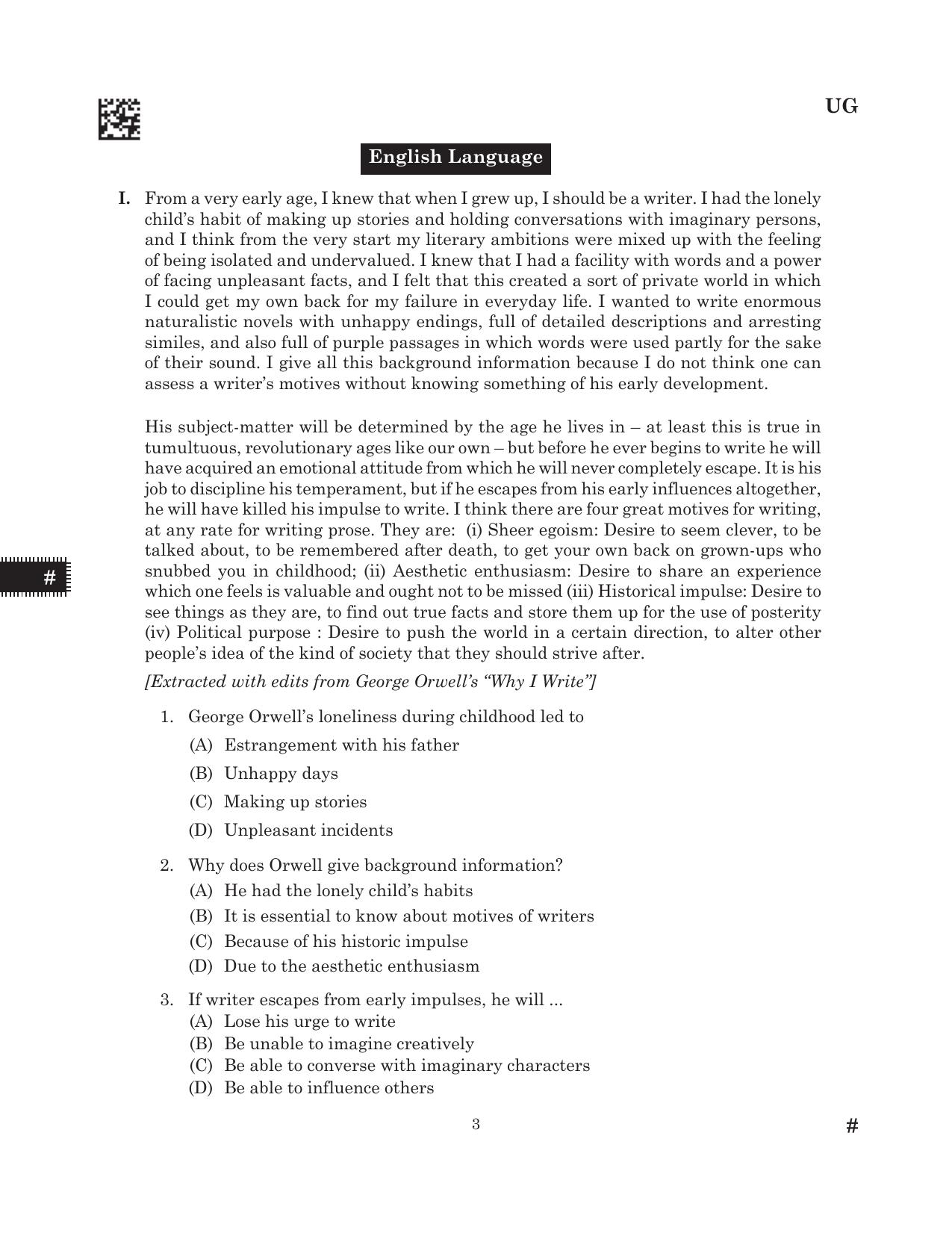CLAT 2025 UG Question Paper - Page 125