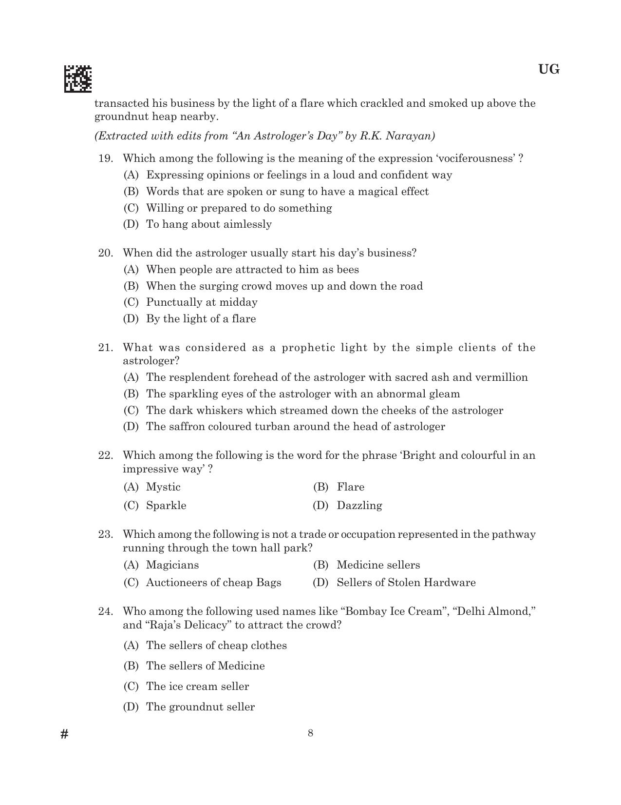 CLAT 2025 UG Question Paper - Page 130