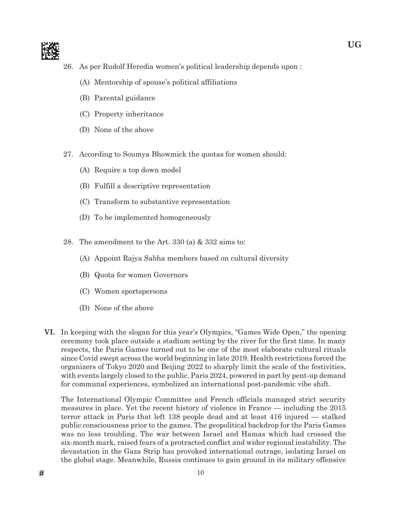 CLAT 2025 UG Question Paper - Page 132