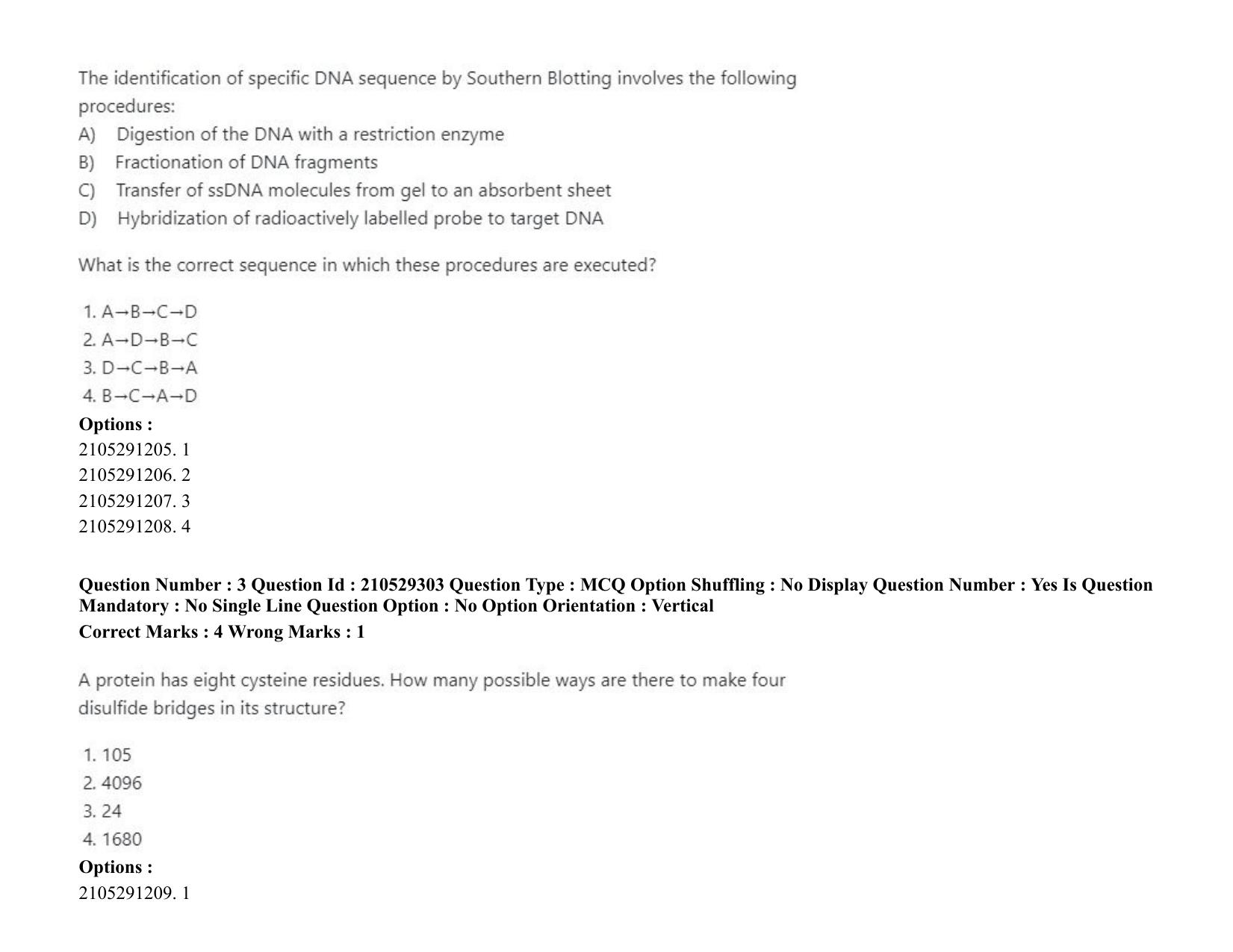 ICAR AIEEA PG 2020 PLANT BIOTECHNOLOGY Question Paper - Page 3