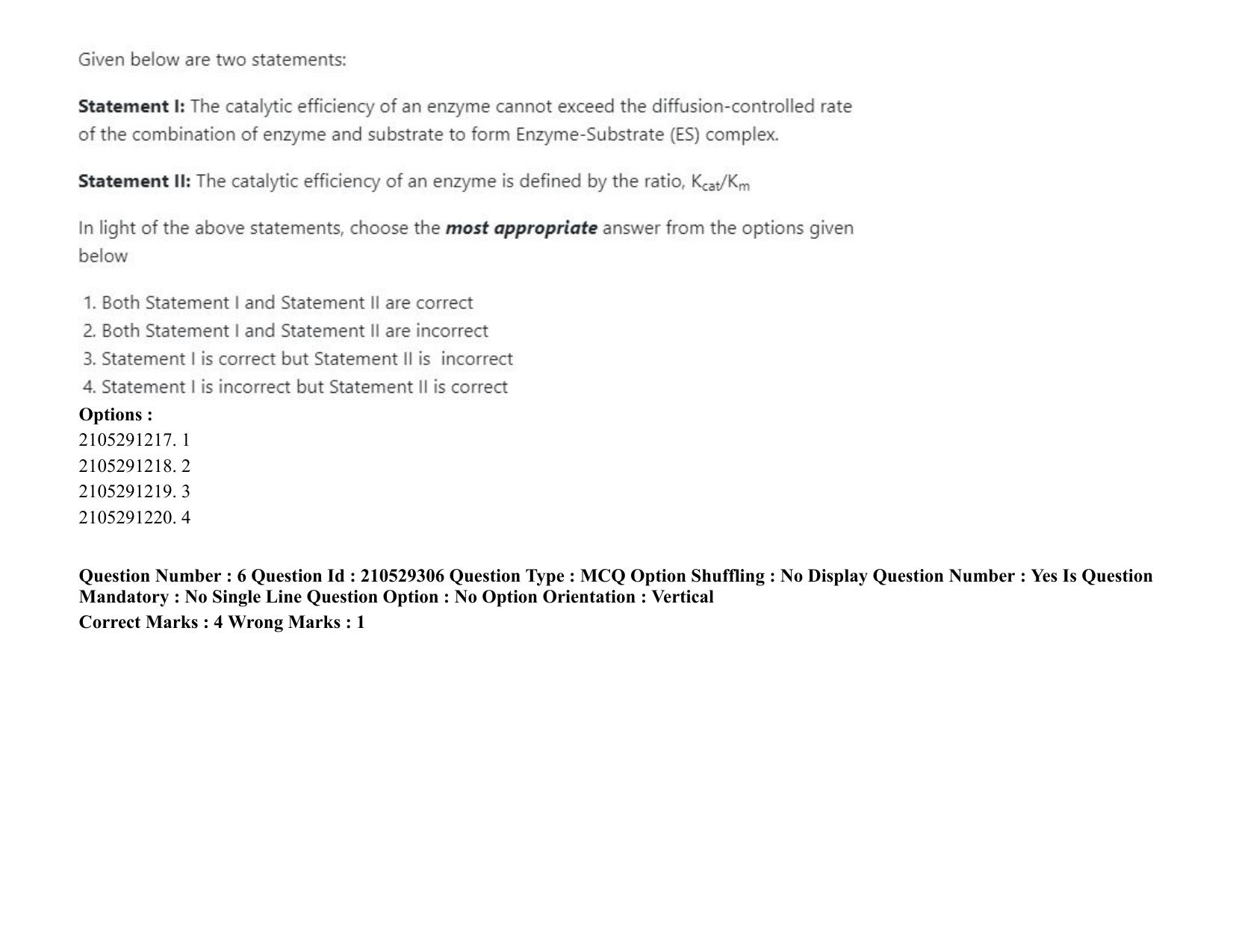 ICAR AIEEA PG 2020 PLANT BIOTECHNOLOGY Question Paper - Page 5