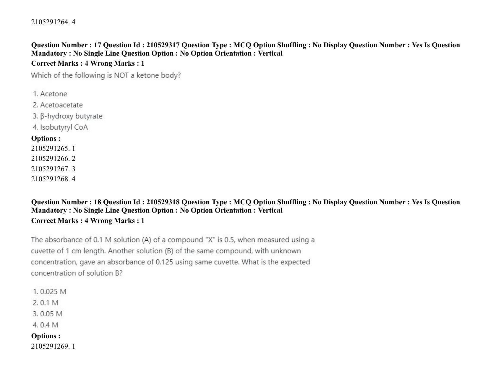 ICAR AIEEA PG 2020 PLANT BIOTECHNOLOGY Question Paper - Page 13