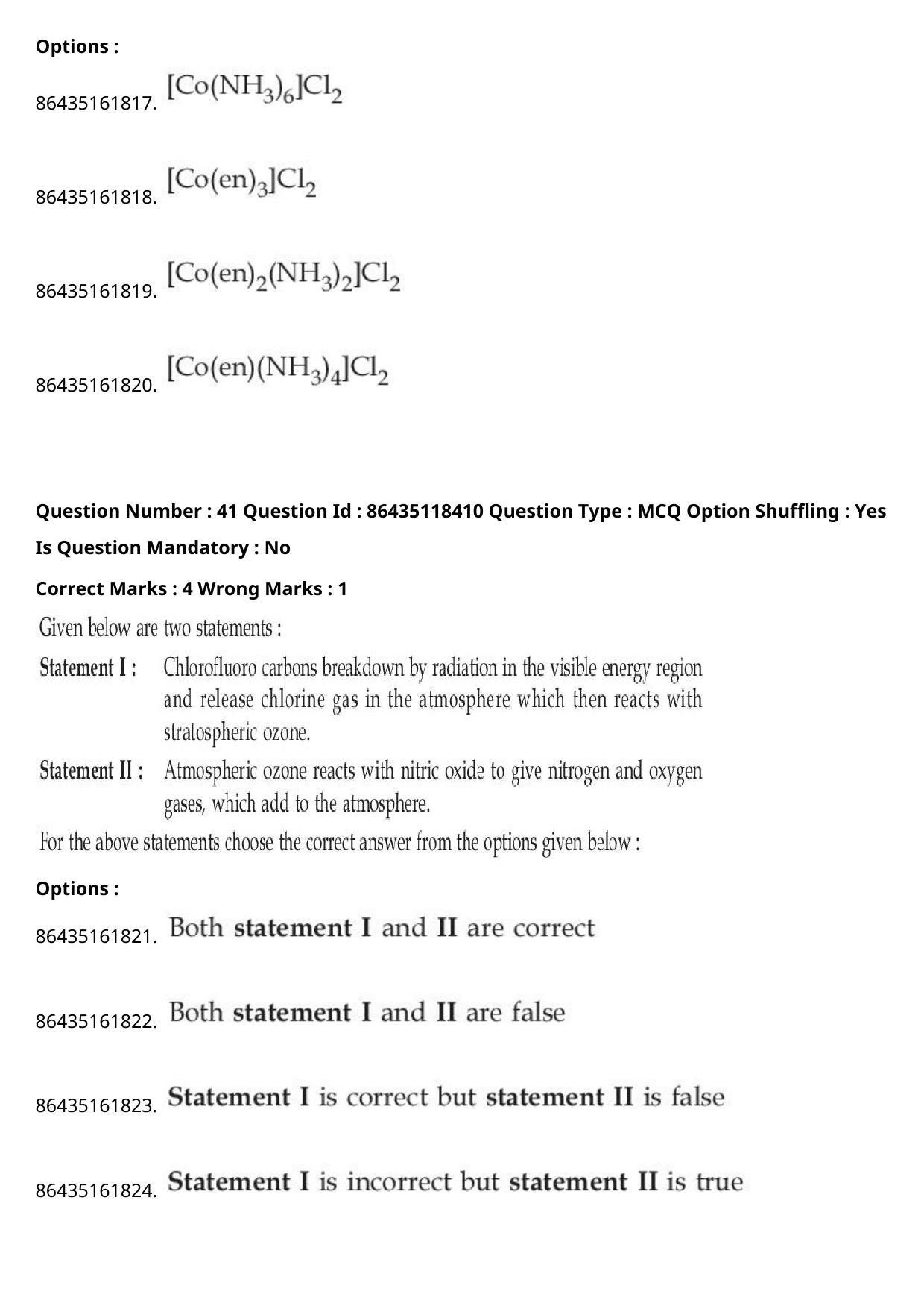 JEE Mains 2021: BTech (Shift 2) 25-07-2021 Question Paper - Page 27