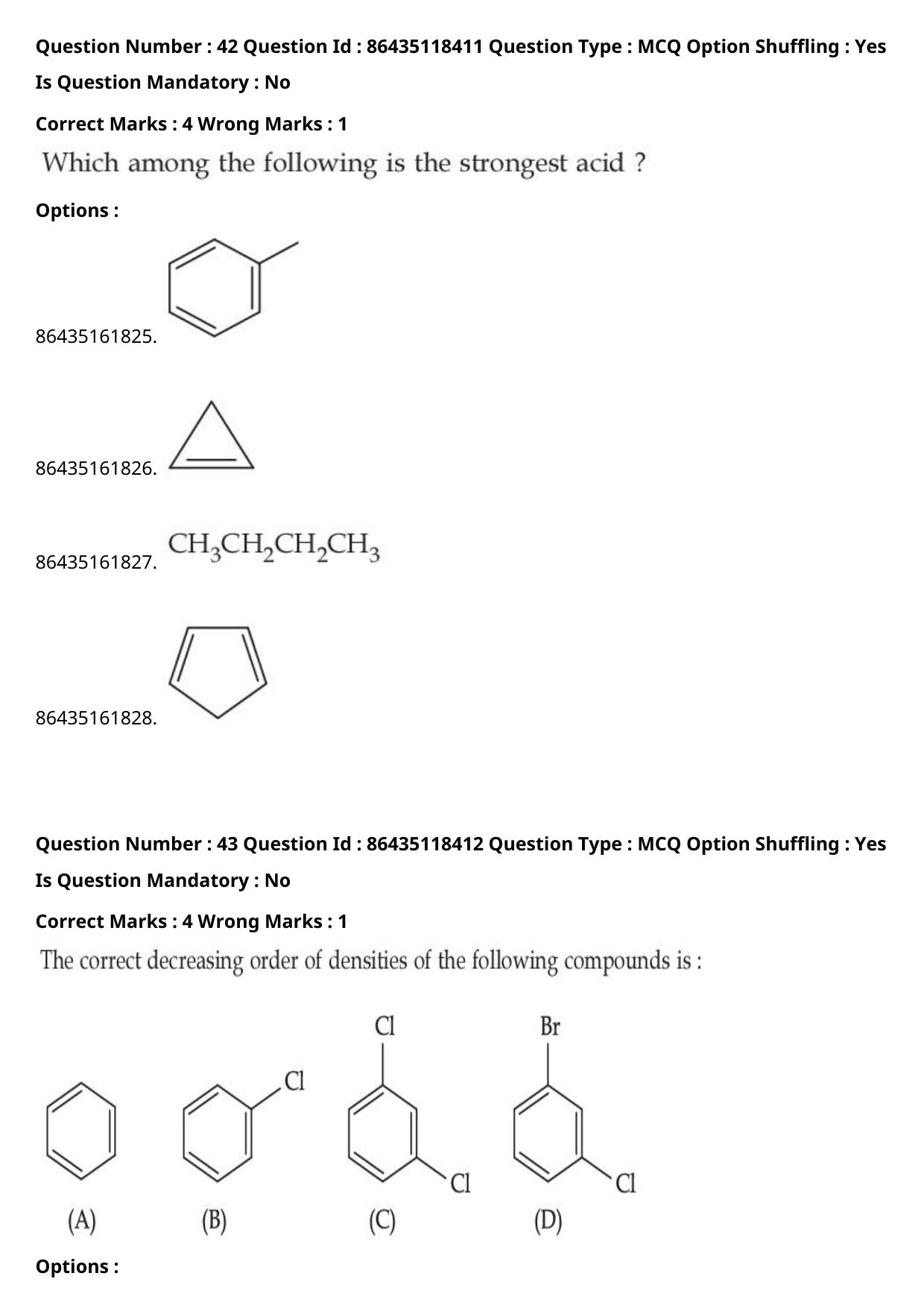 JEE Mains 2021: BTech (Shift 2) 25-07-2021 Question Paper - Page 28