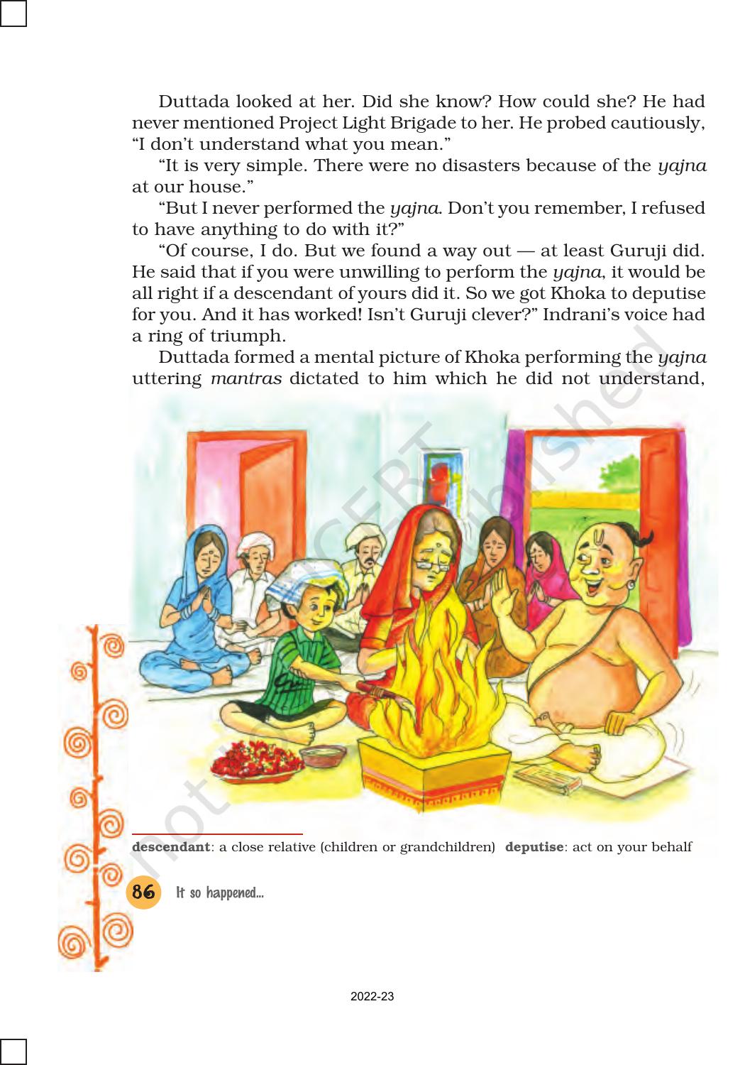 NCERT Book for Class 8 English It So Happened Chapter 10 The Comet 2 - Page 6