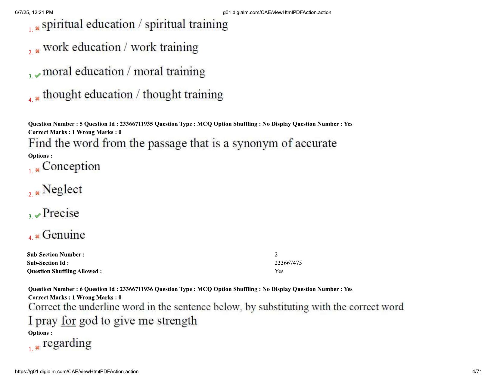 AP EDCET 2025 Social Studies Question Paper with Answer Key (URDU) - Page 4