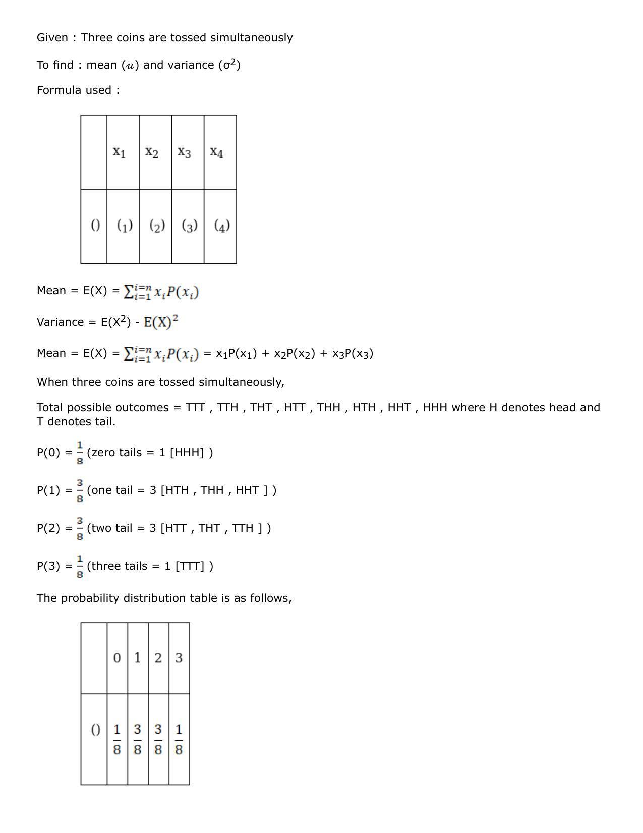 Chapter 31: Probability Distribution Solutions: RS Aggarwal Class 12 Solutions - Page 9