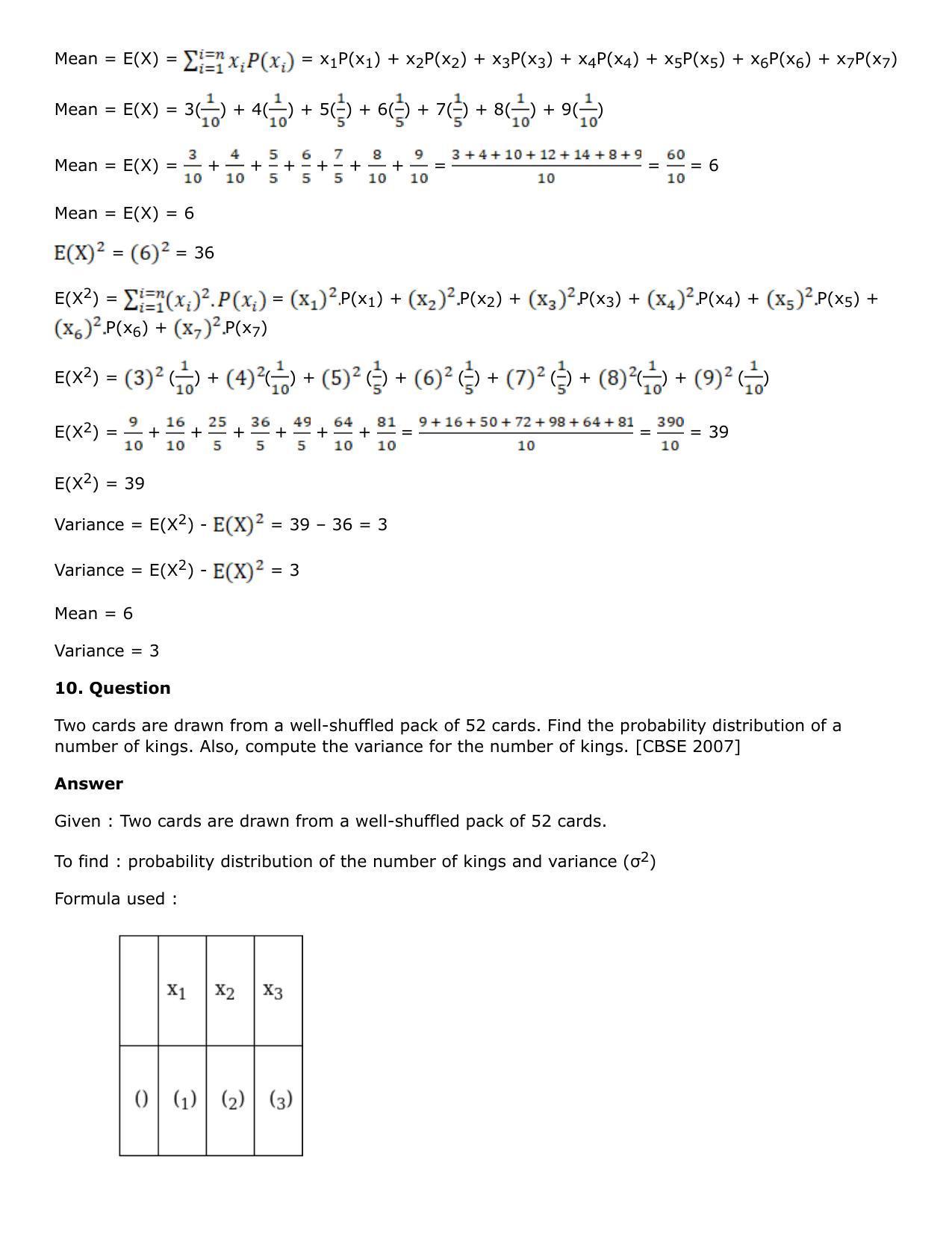 Chapter 31: Probability Distribution Solutions: RS Aggarwal Class 12 Solutions - Page 23