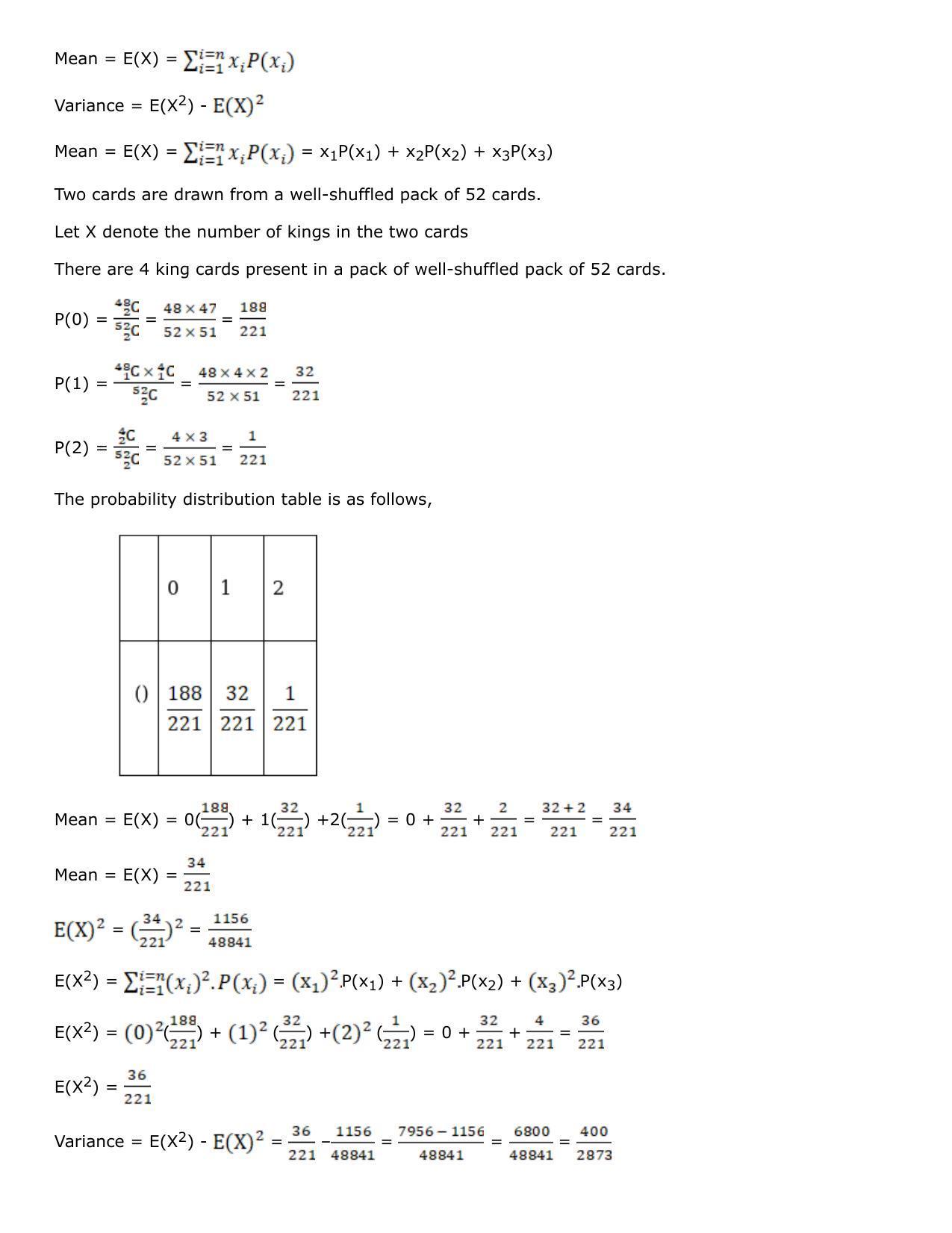 Chapter 31: Probability Distribution Solutions: RS Aggarwal Class 12 Solutions - Page 24