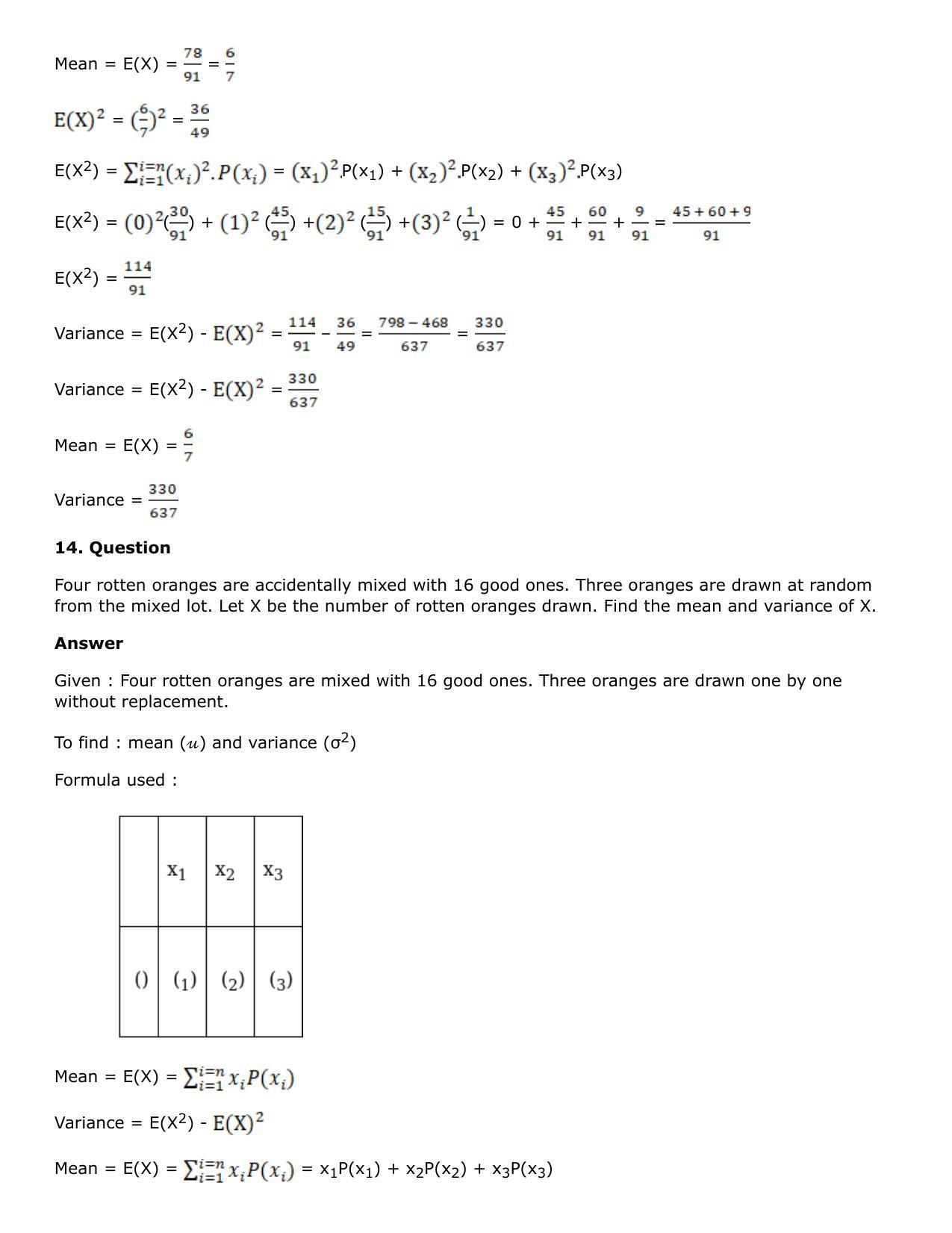 Chapter 31: Probability Distribution Solutions: RS Aggarwal Class 12 Solutions - Page 30