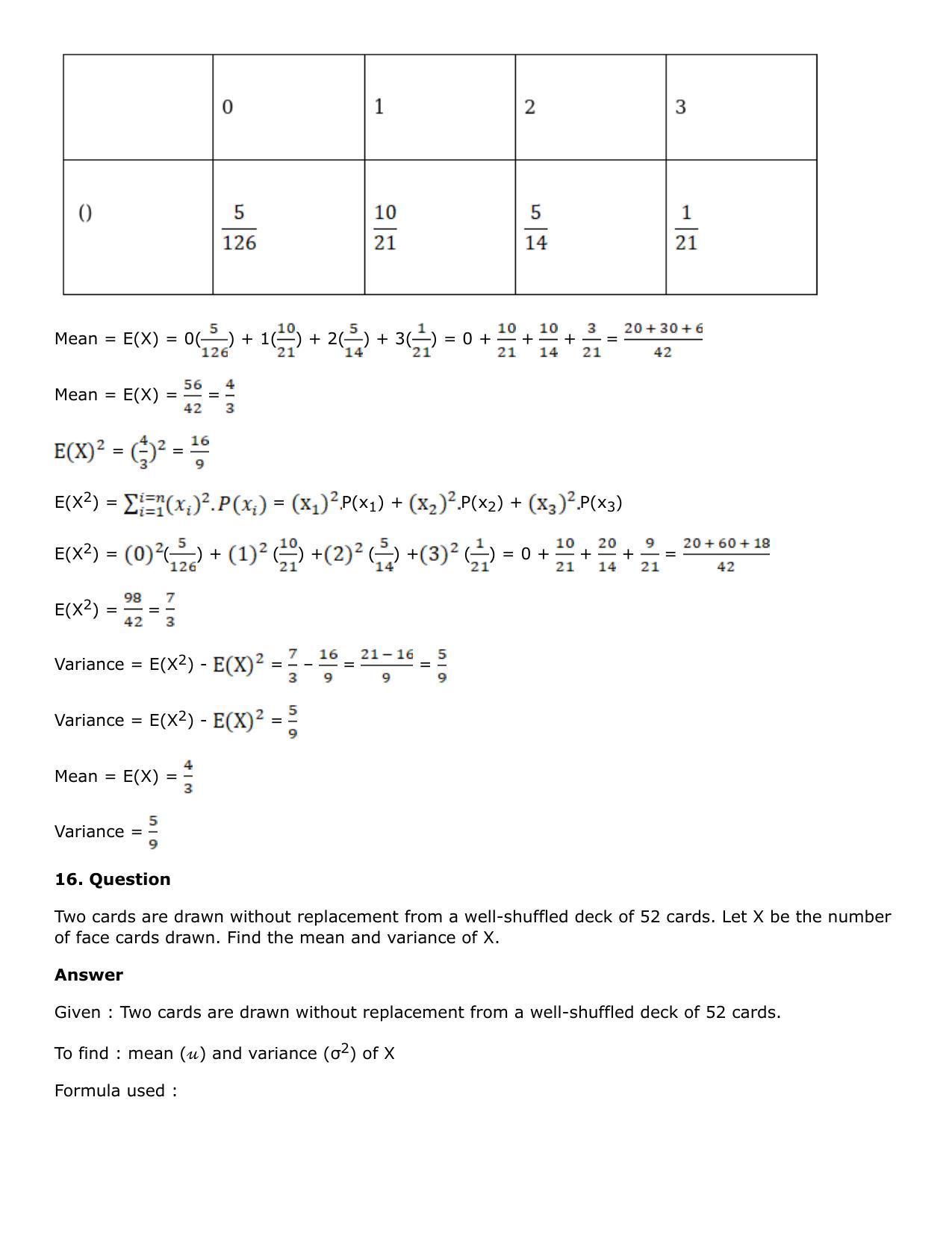 Chapter 31: Probability Distribution Solutions: RS Aggarwal Class 12 Solutions - Page 33