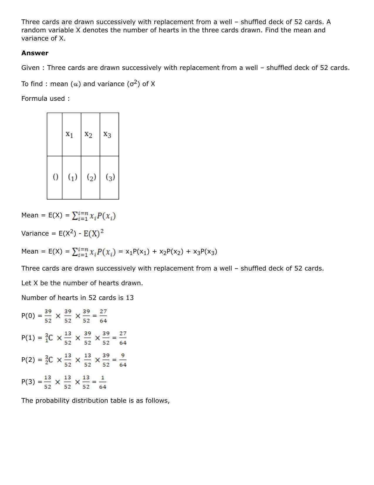 Chapter 31: Probability Distribution Solutions: RS Aggarwal Class 12 Solutions - Page 37