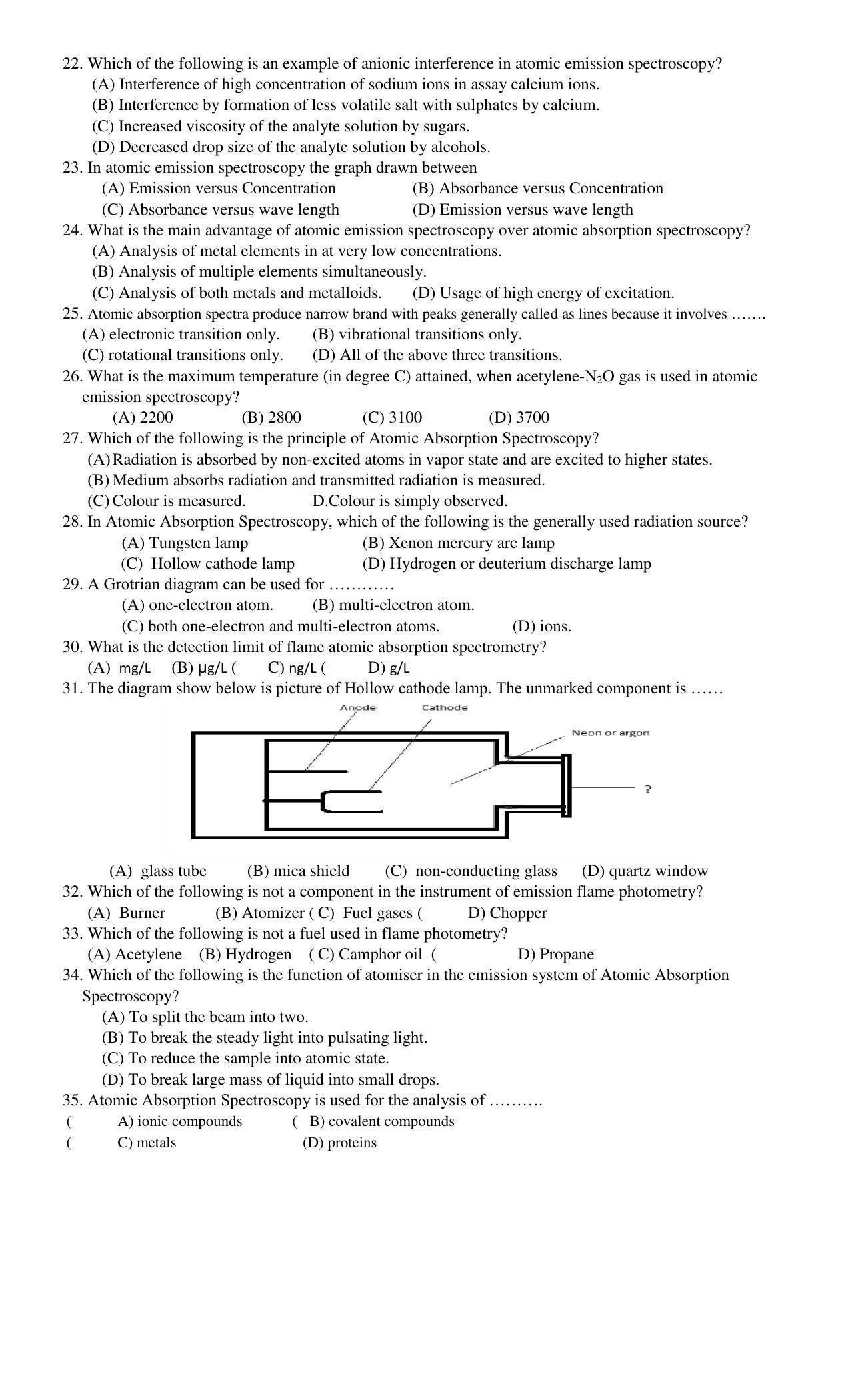 Hemchand North Gujarat University Sample Paper July-Sept 2021: M.Sc Semester-3 CH N N-605 (P)-(A)-SE Paper Code - 6018 (New Course) - Page 2