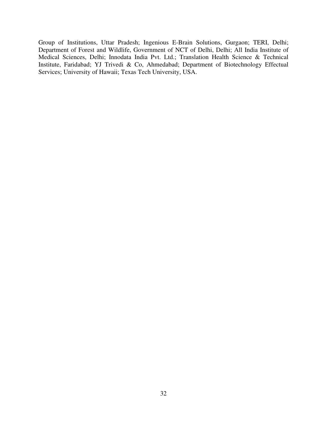 TERI University, Delhi Information Brochure Prospectus 2021-22 - Page 32