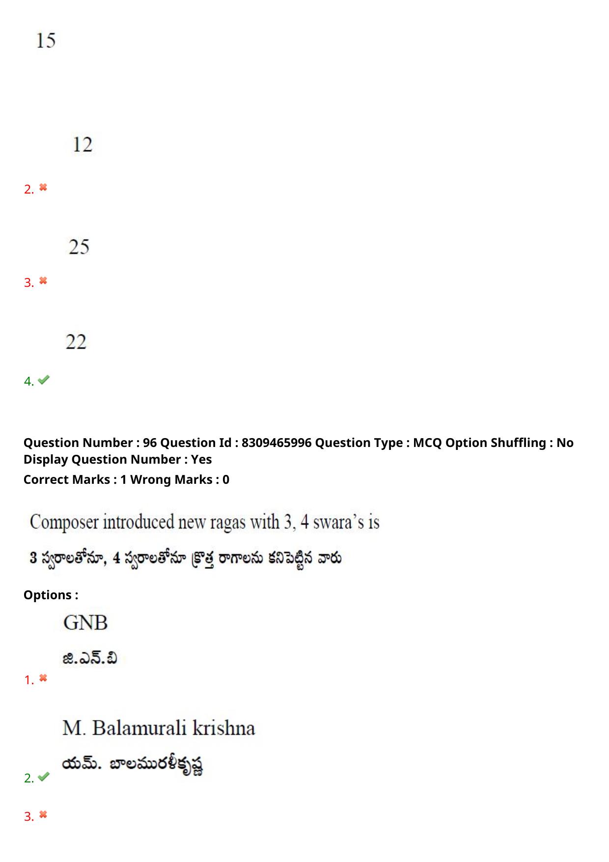 APPGCET 2024 Performing Arts And Music Paper with Answer Key - Page 72