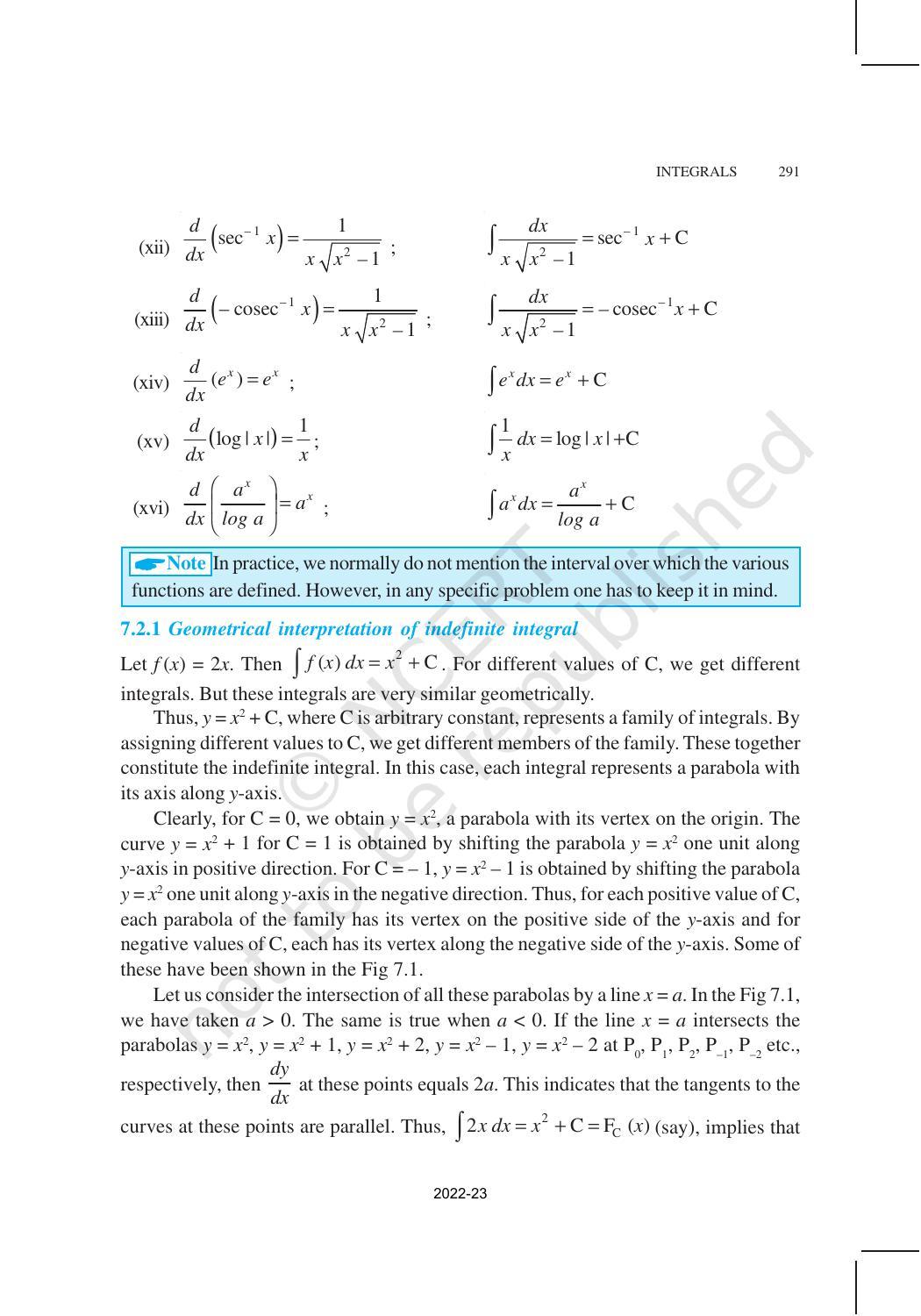 NCERT Book for Class 12 Maths Chapter 7 Integrals - Page 5