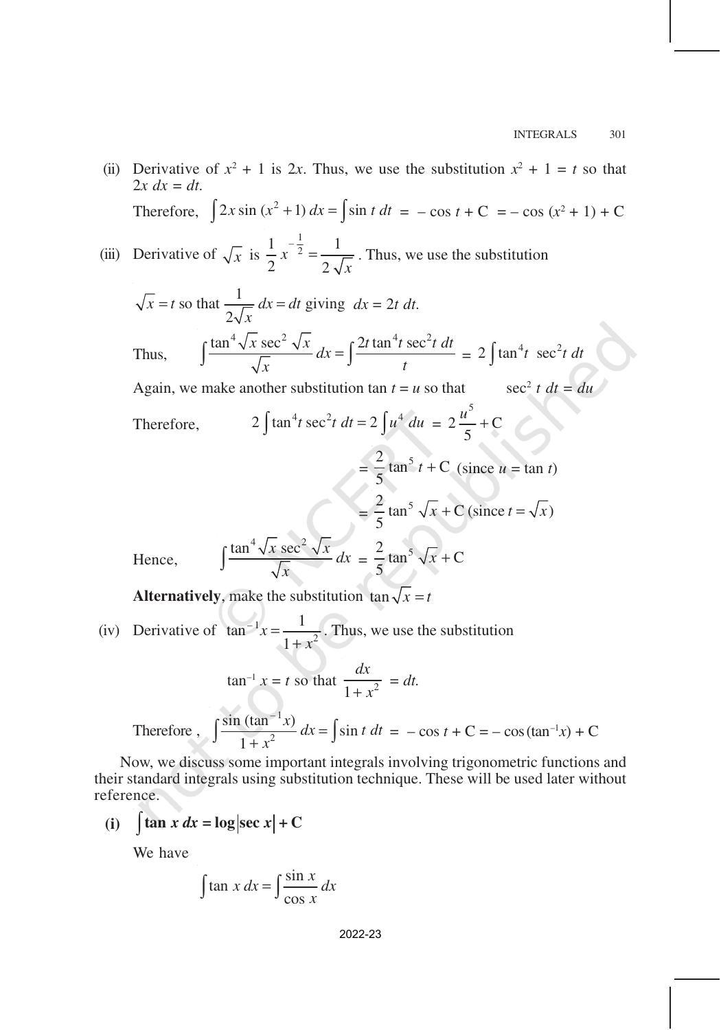 NCERT Book for Class 12 Maths Chapter 7 Integrals - Page 15