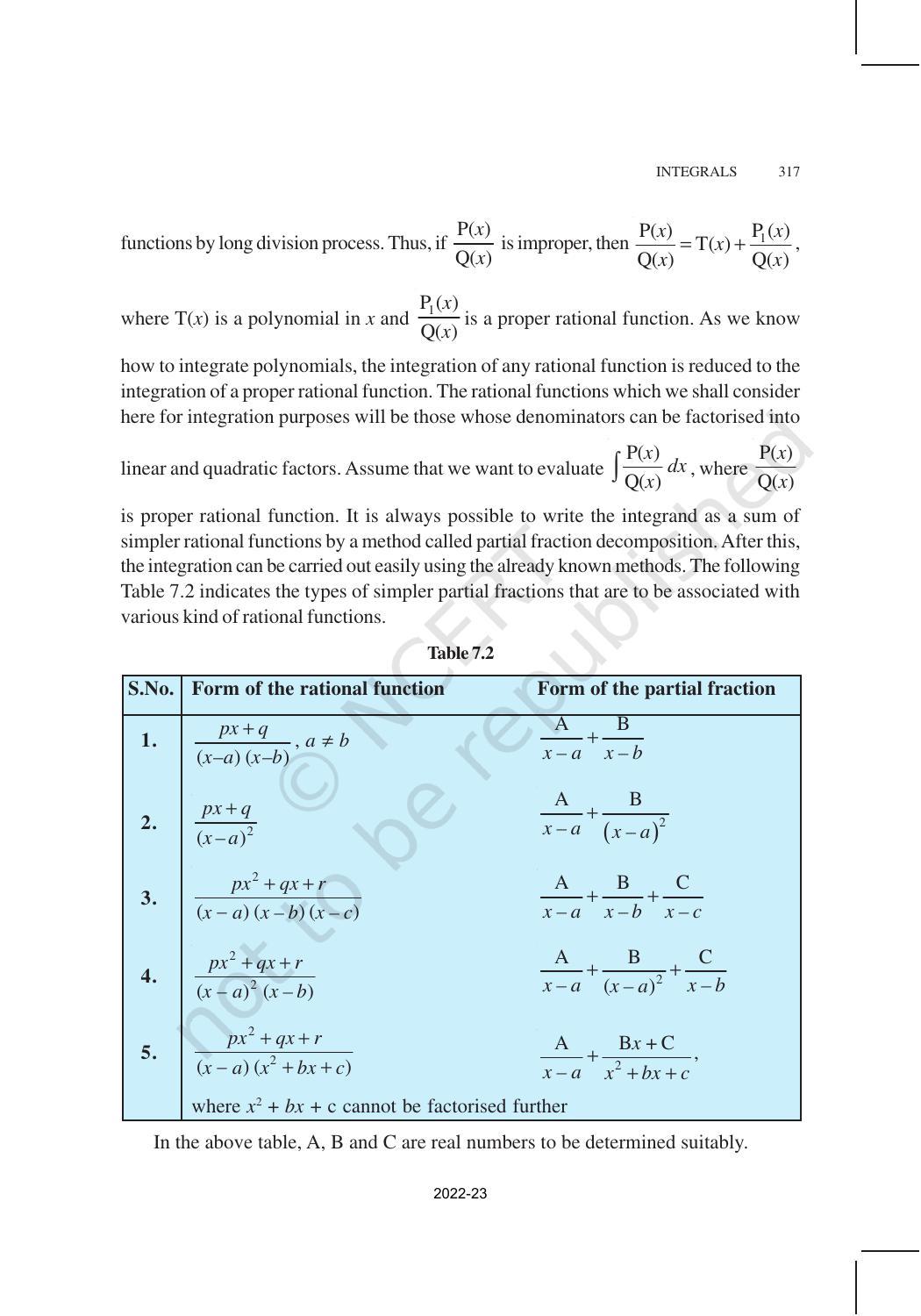 NCERT Book for Class 12 Maths Chapter 7 Integrals - Page 31